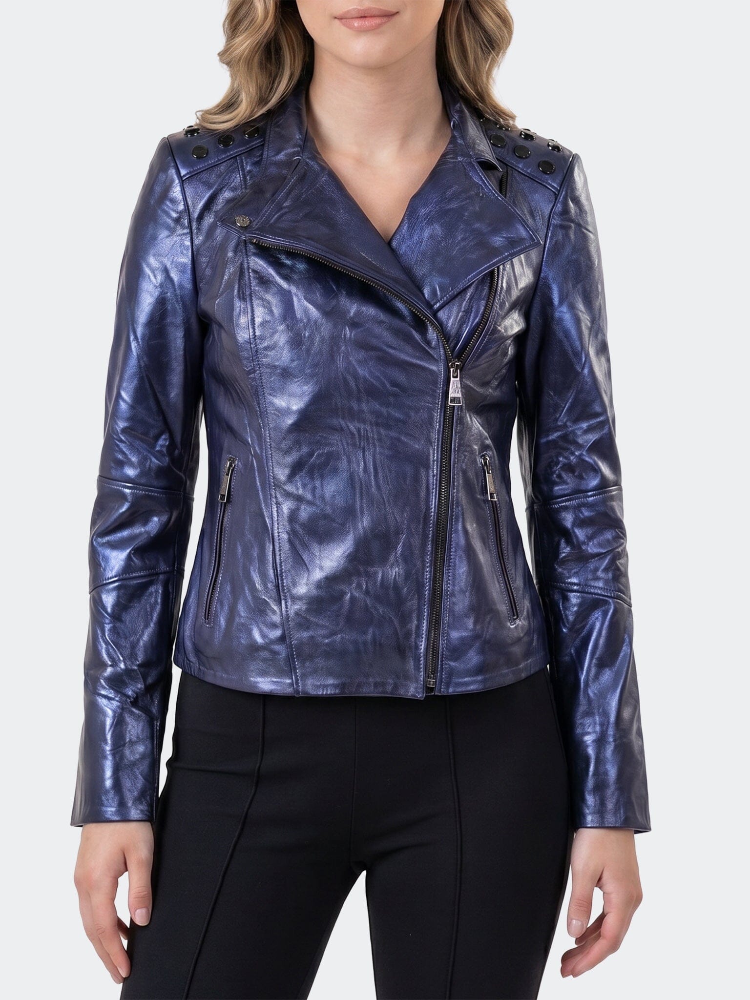Women's Leather Nice Blue