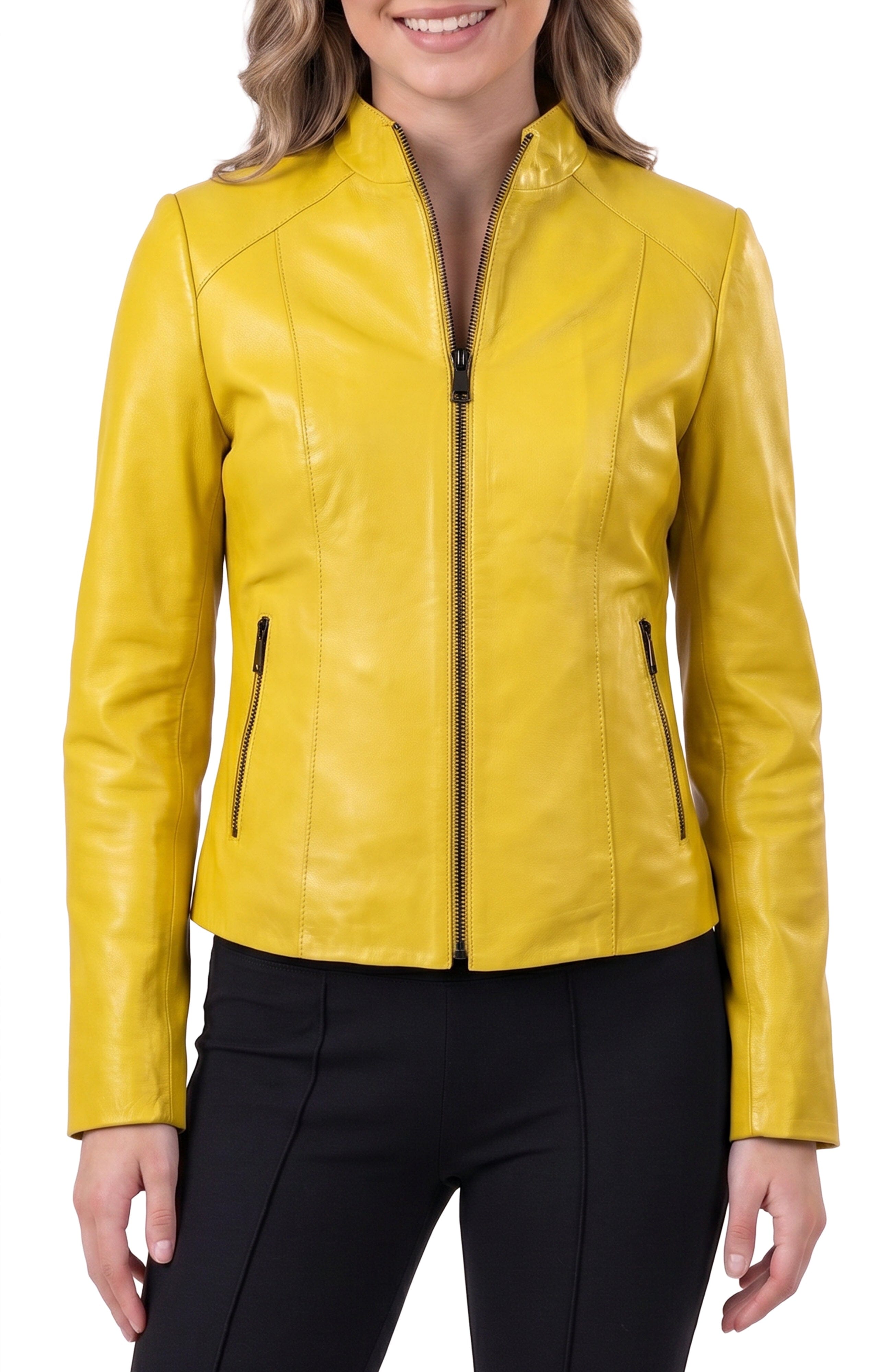 Women's Leather Lemon Drop