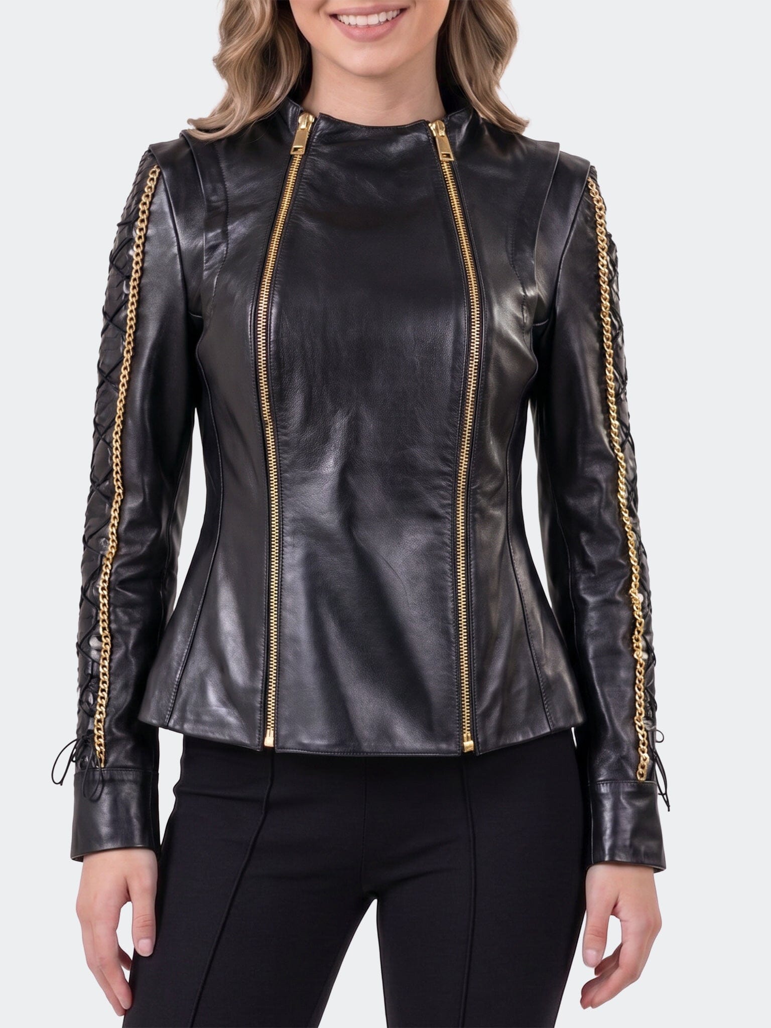 Women's Leather Resistance002 Black