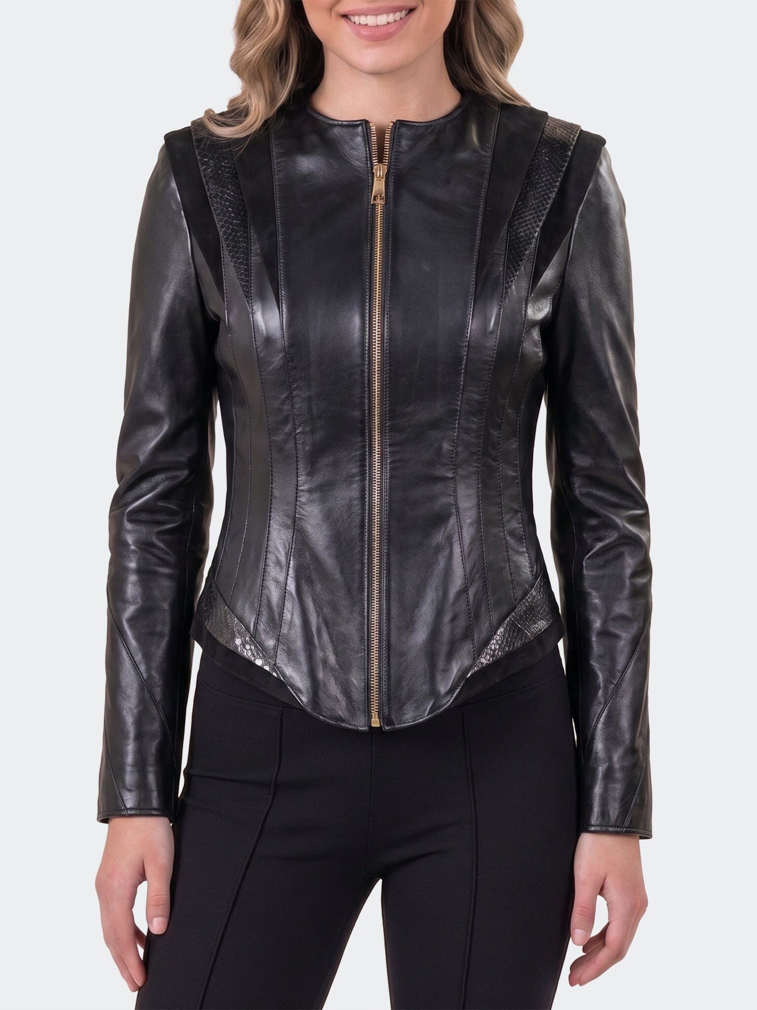 Women's Leather Resistance004 Black