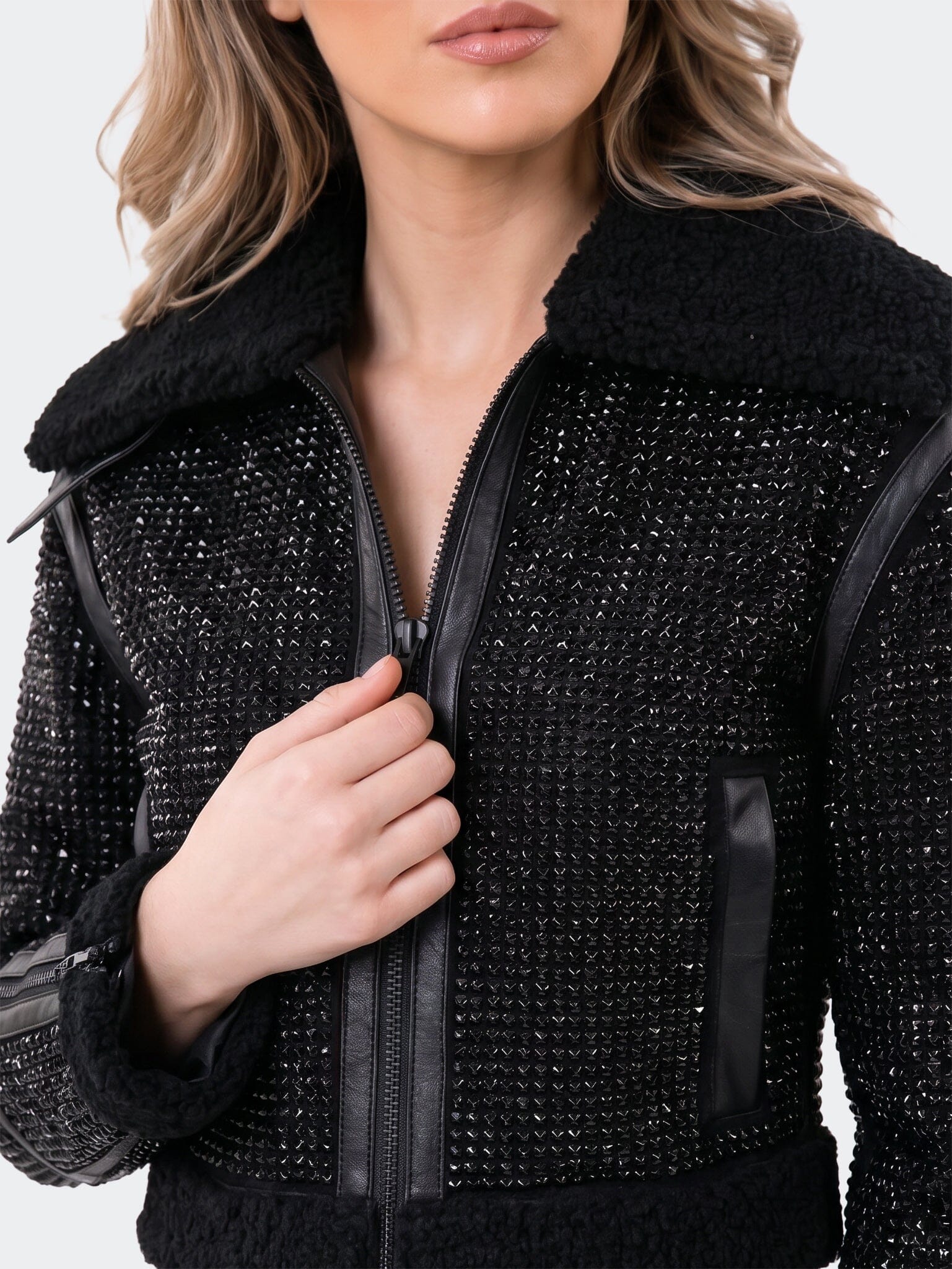 Women's Leather Resistance008 Black