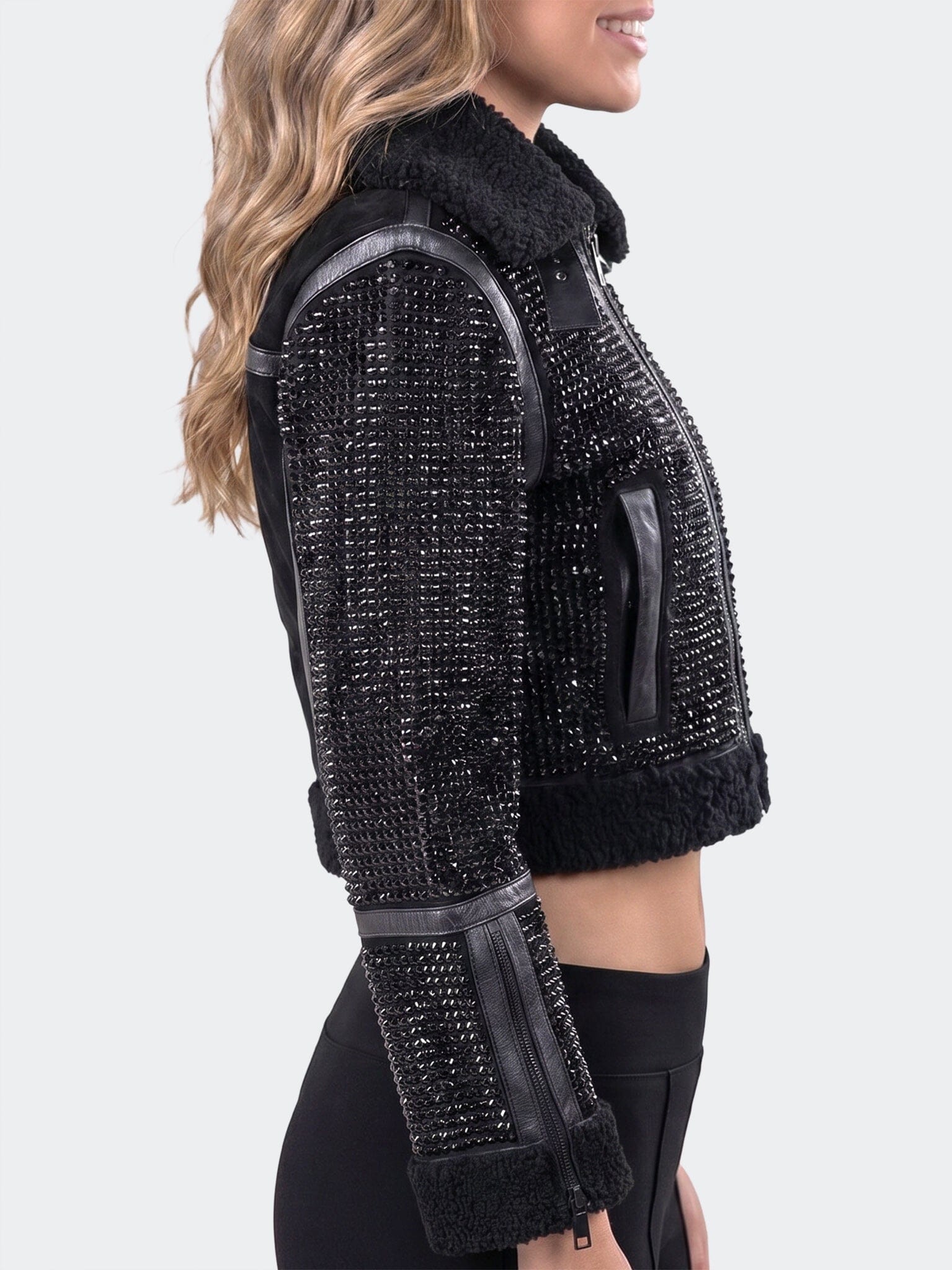 Women's Leather Resistance008 Black