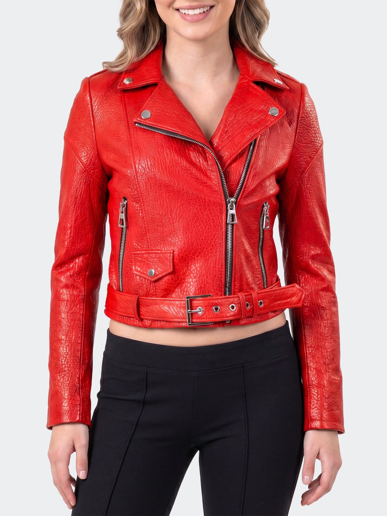 Women's Leather Ascension0003 Red
