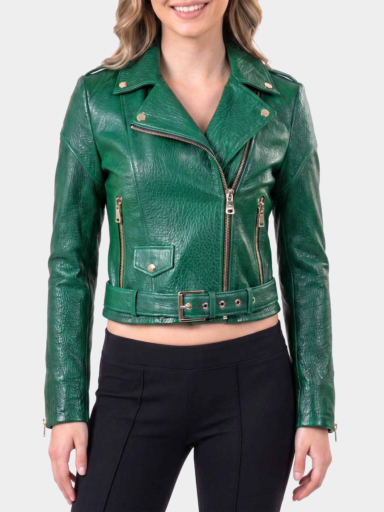 Women's Leather Ascension0004 Green