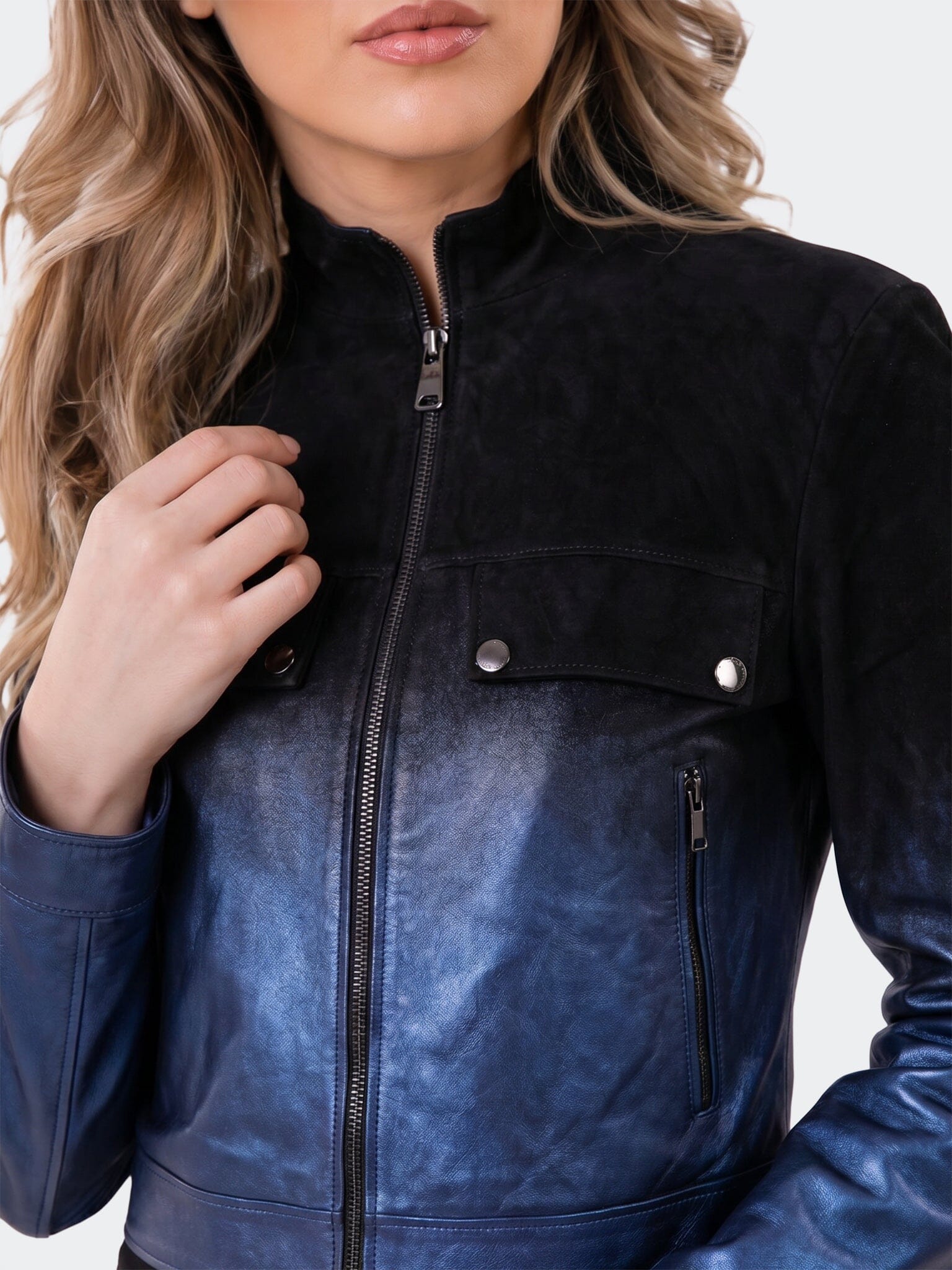 Women's Leather Ascension0007 BLue