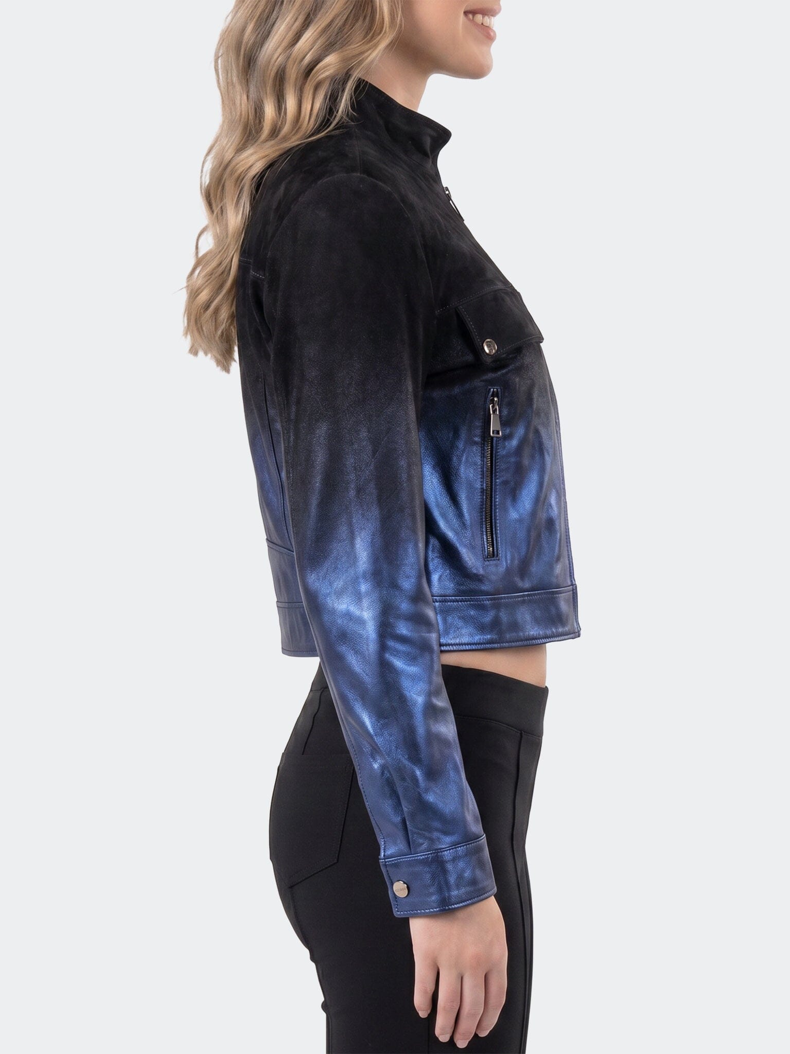 Women's Leather Ascension0007 BLue