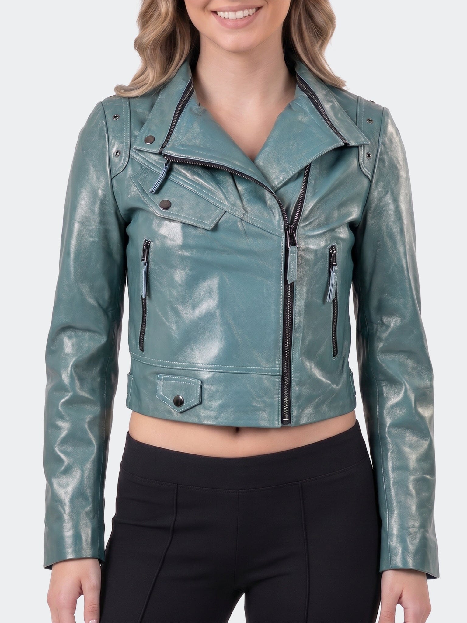 Women's Leather Ascension0023 Blue