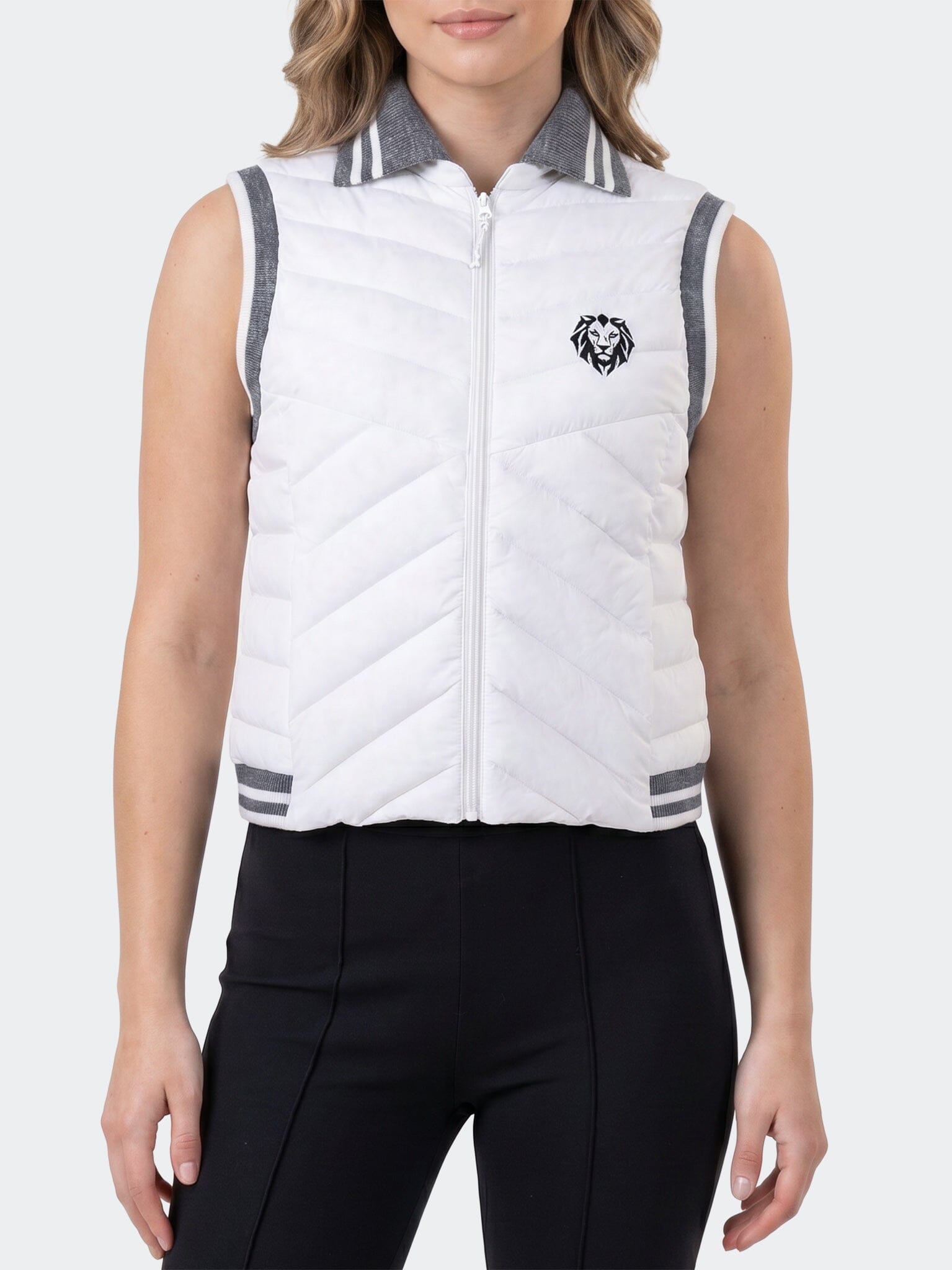 Women's Coat Vest Unknown 0034 White