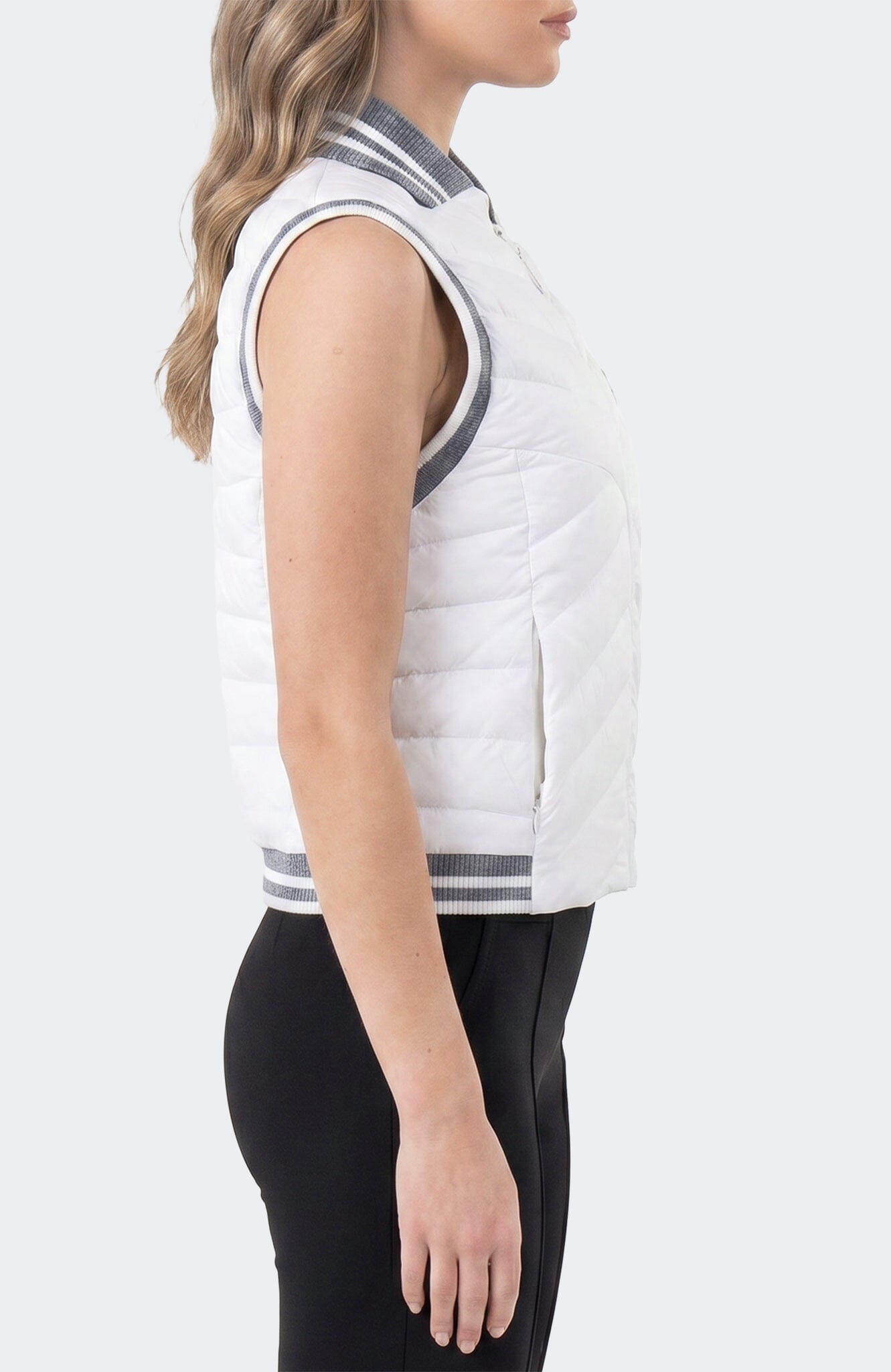 Women's Coat Vest Unknown 0034 White