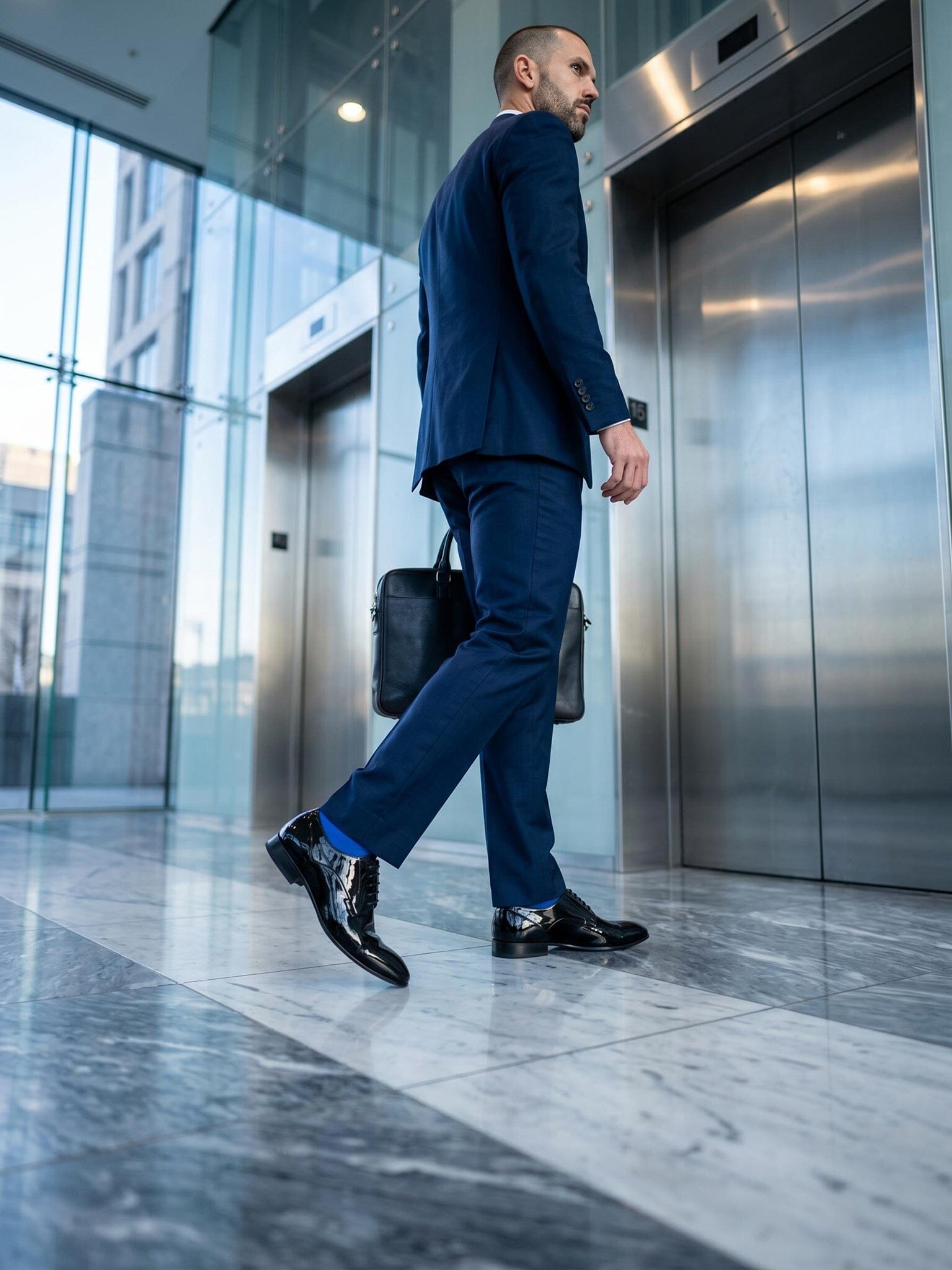 Class Mirror Black Dress Shoes
