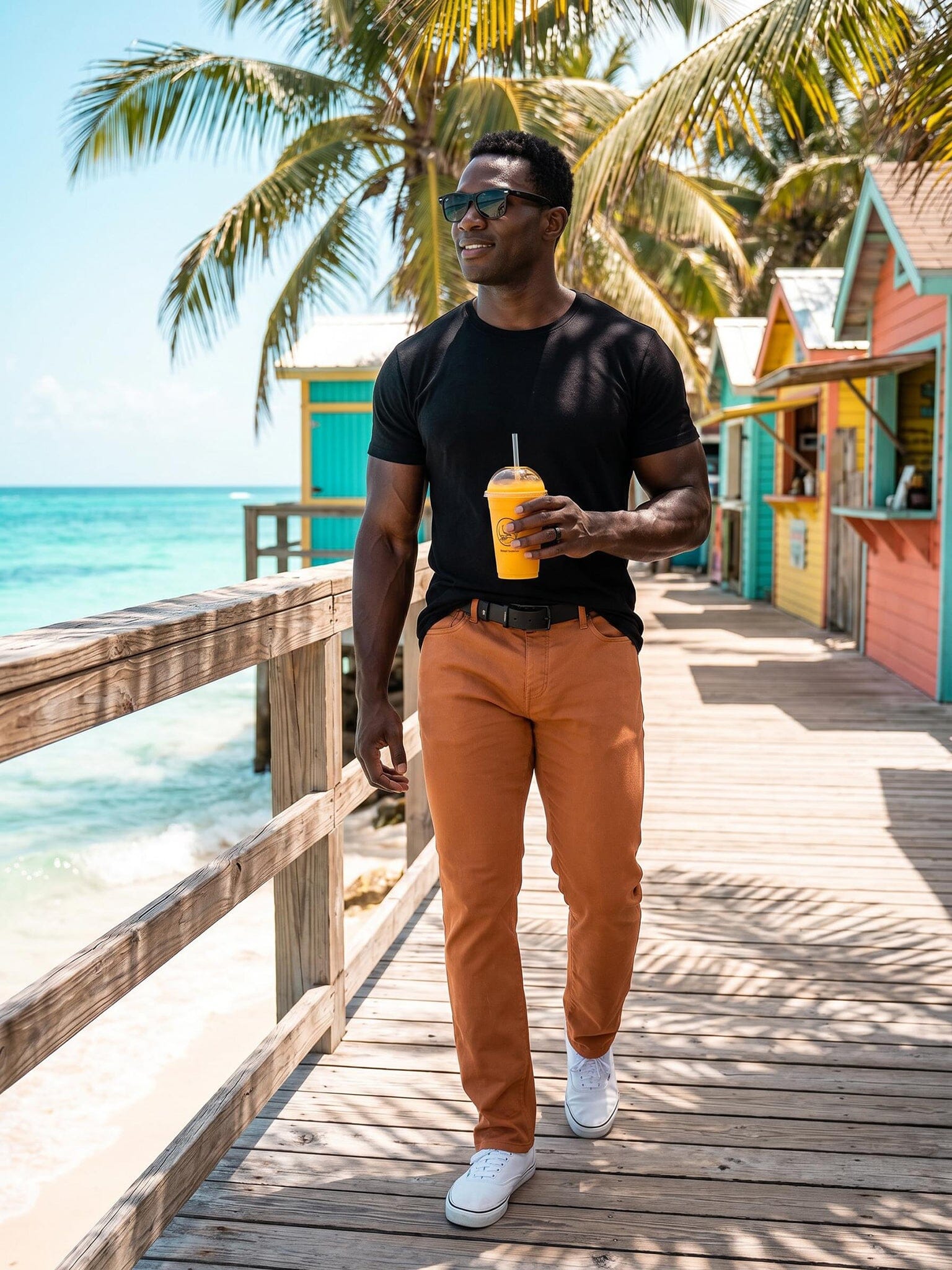 Marthyr Burnt Orange Jeans