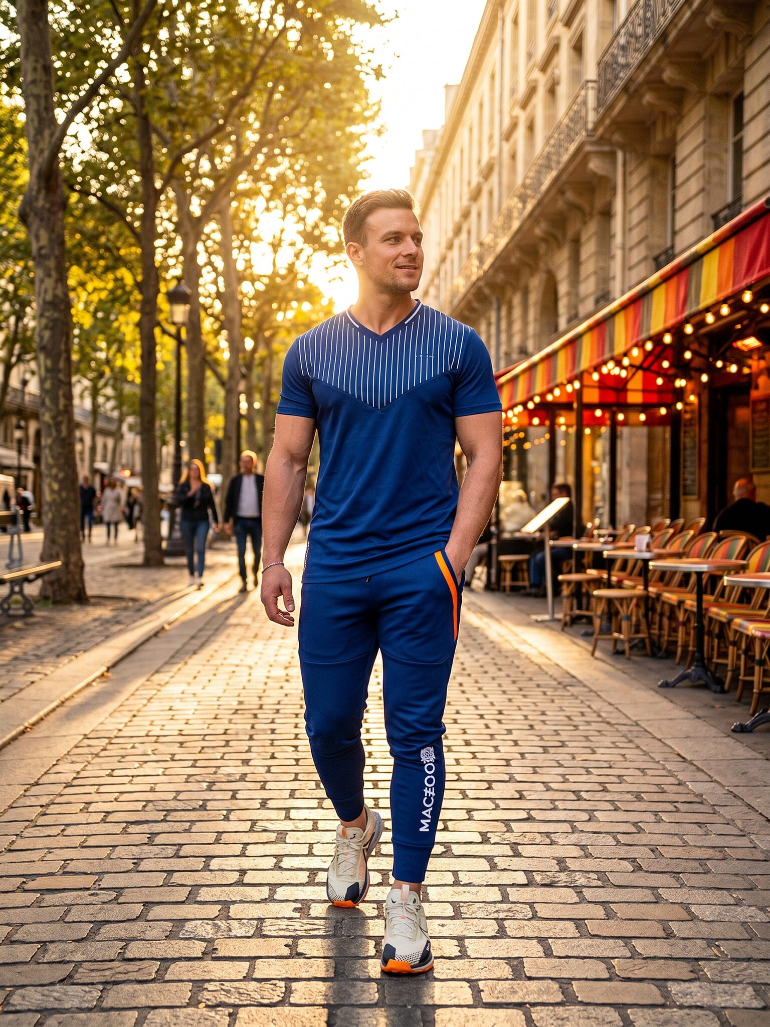 Shield Blue Jogger Pants