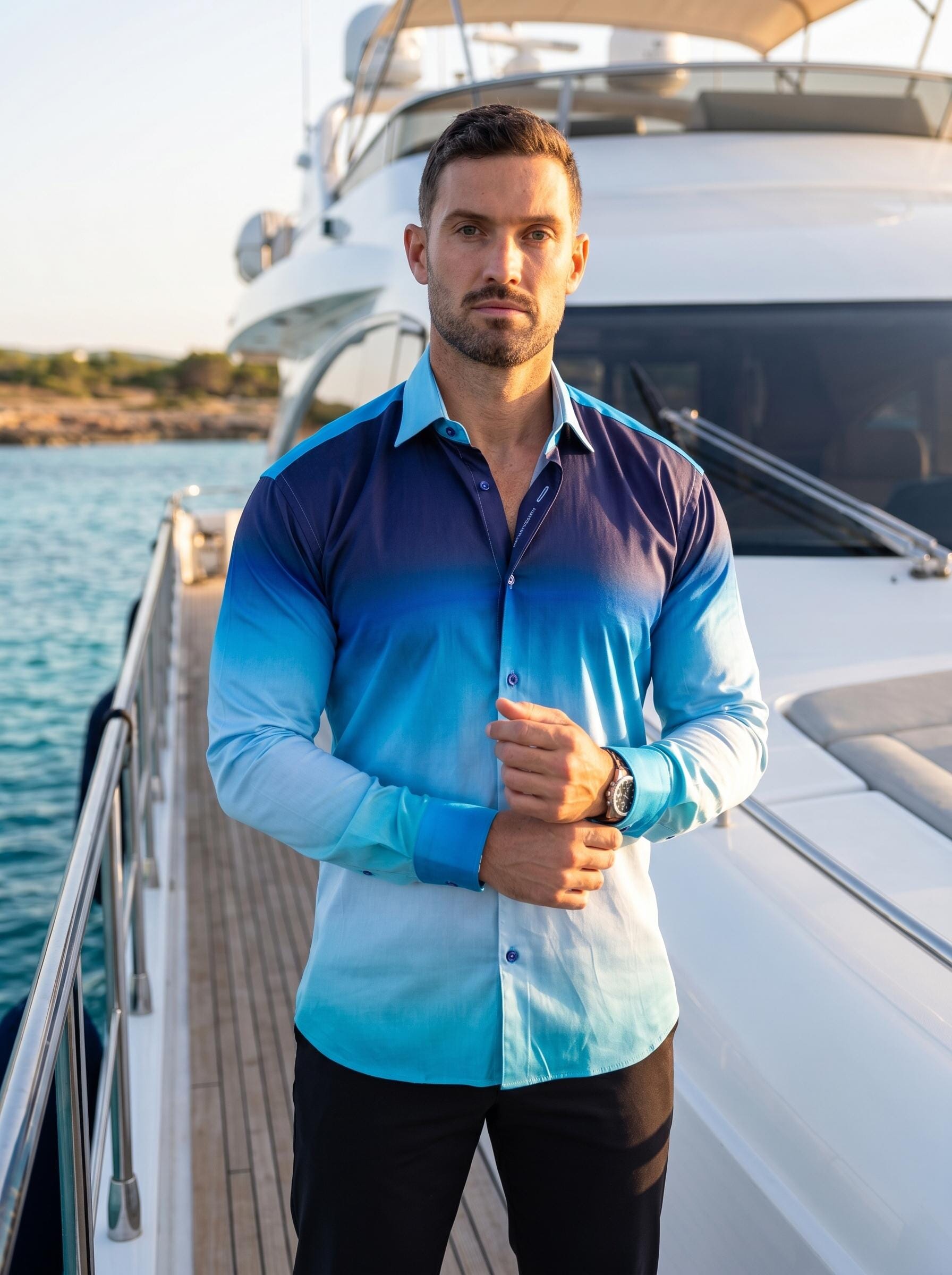 Fibonacci Resistance Blue Shirt