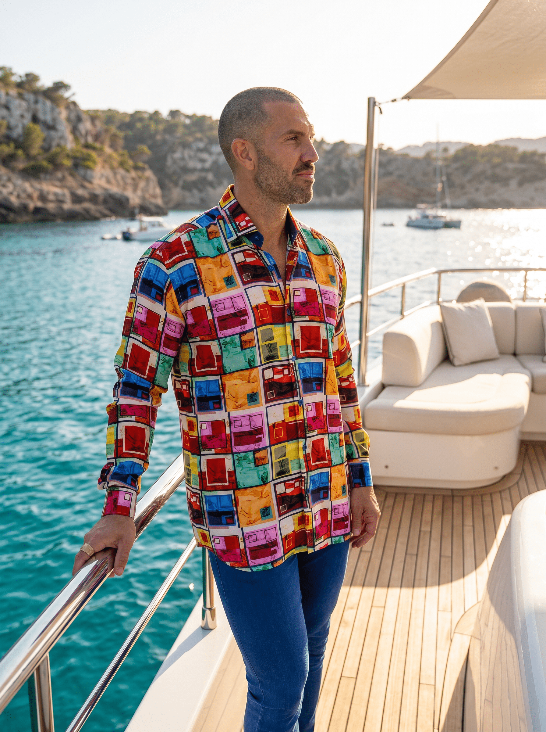 Fibonacci Marthyr Color Block Shirt
