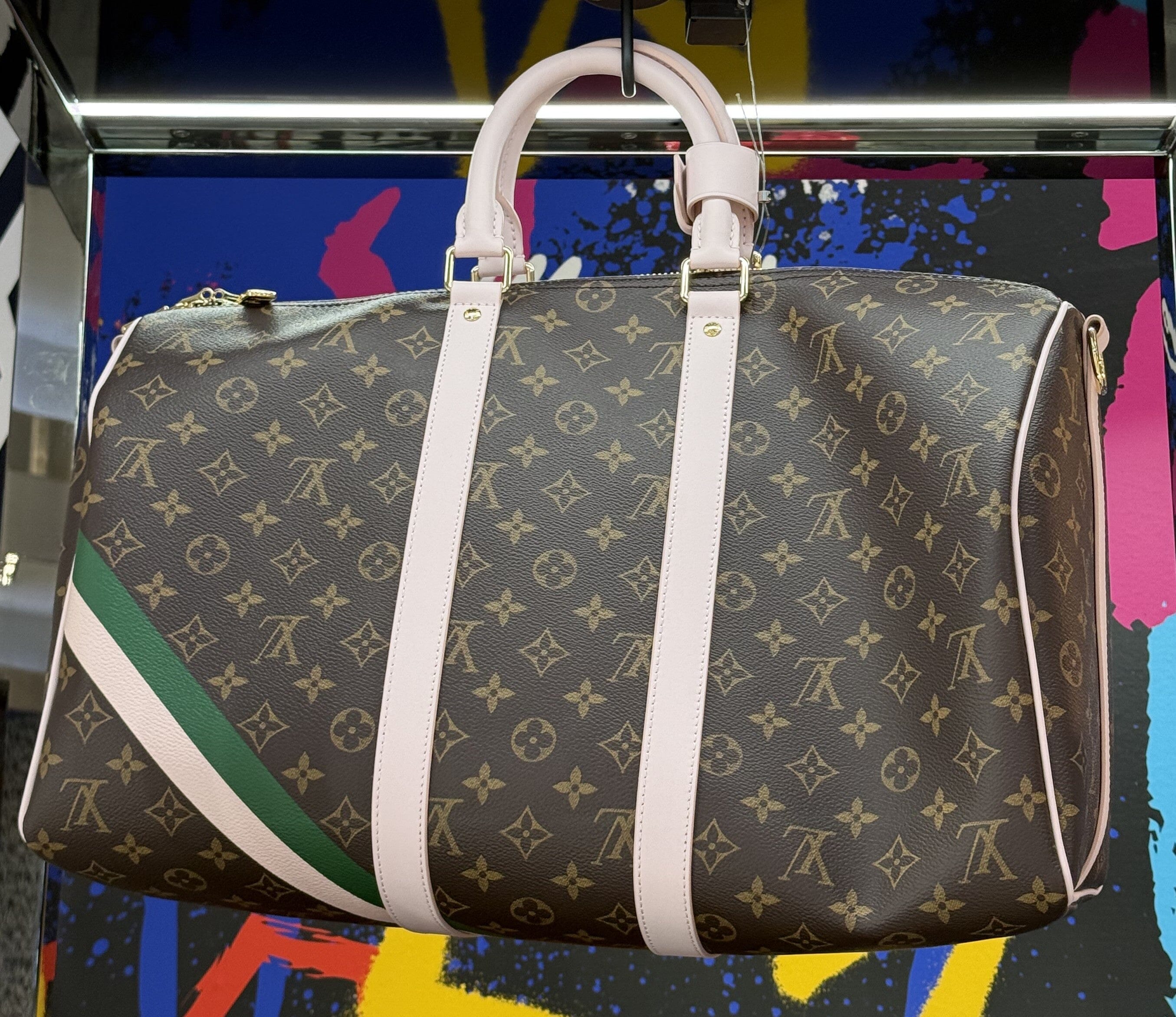 Bag Travel LV Keepall 45 Capsule Brown