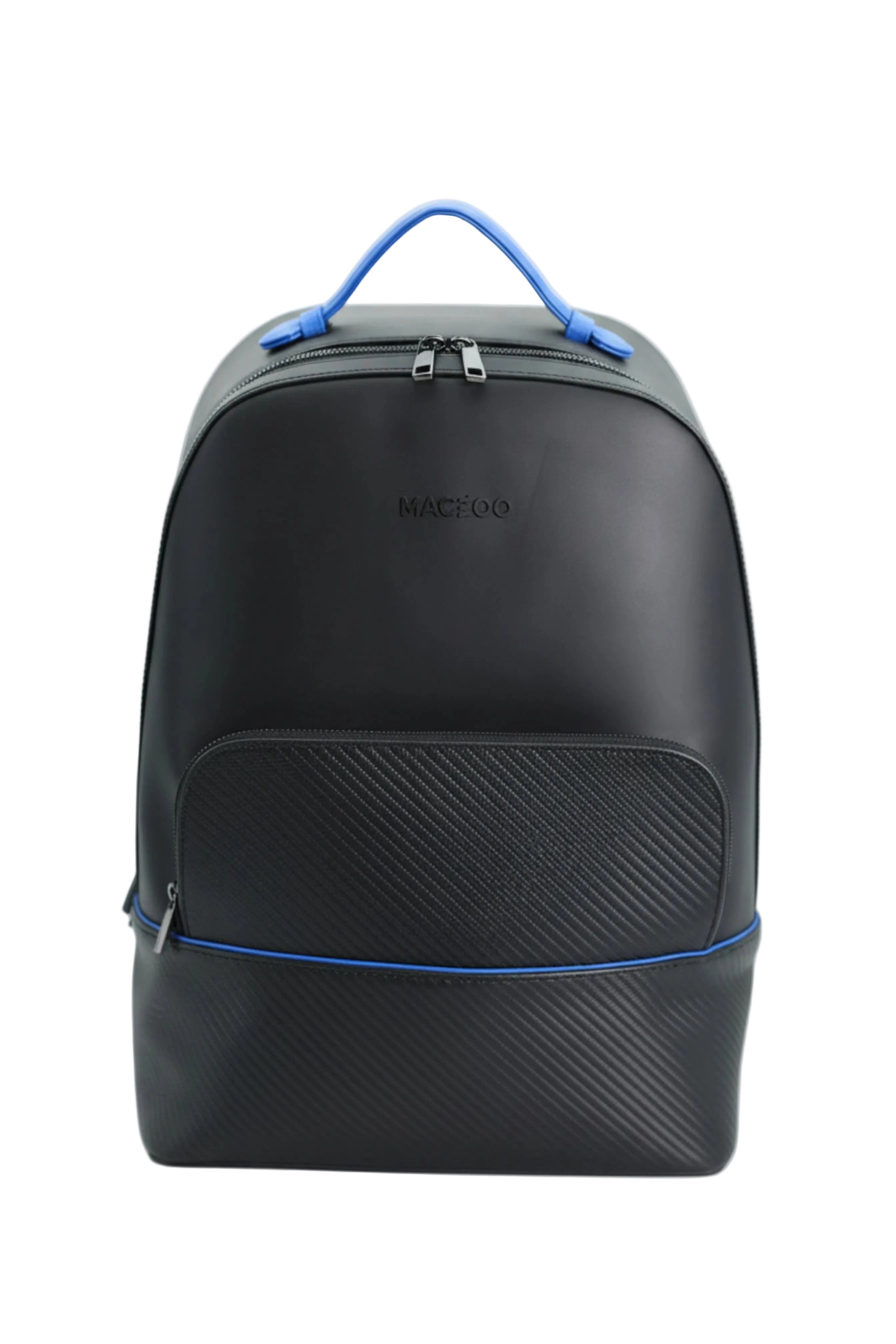 Bag Backpack Croco scholar zip Black