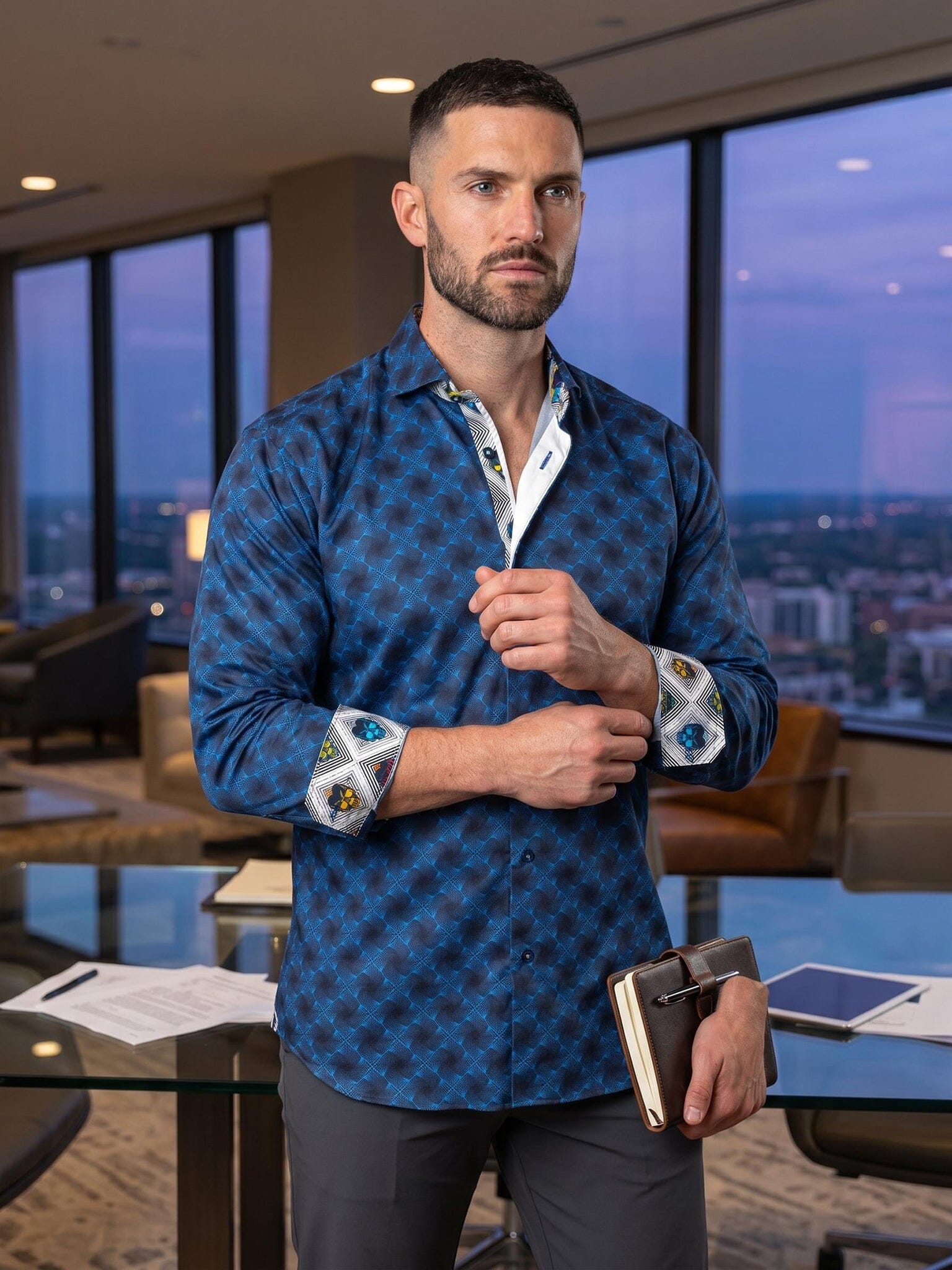 Eins Crossover Blue Shirt