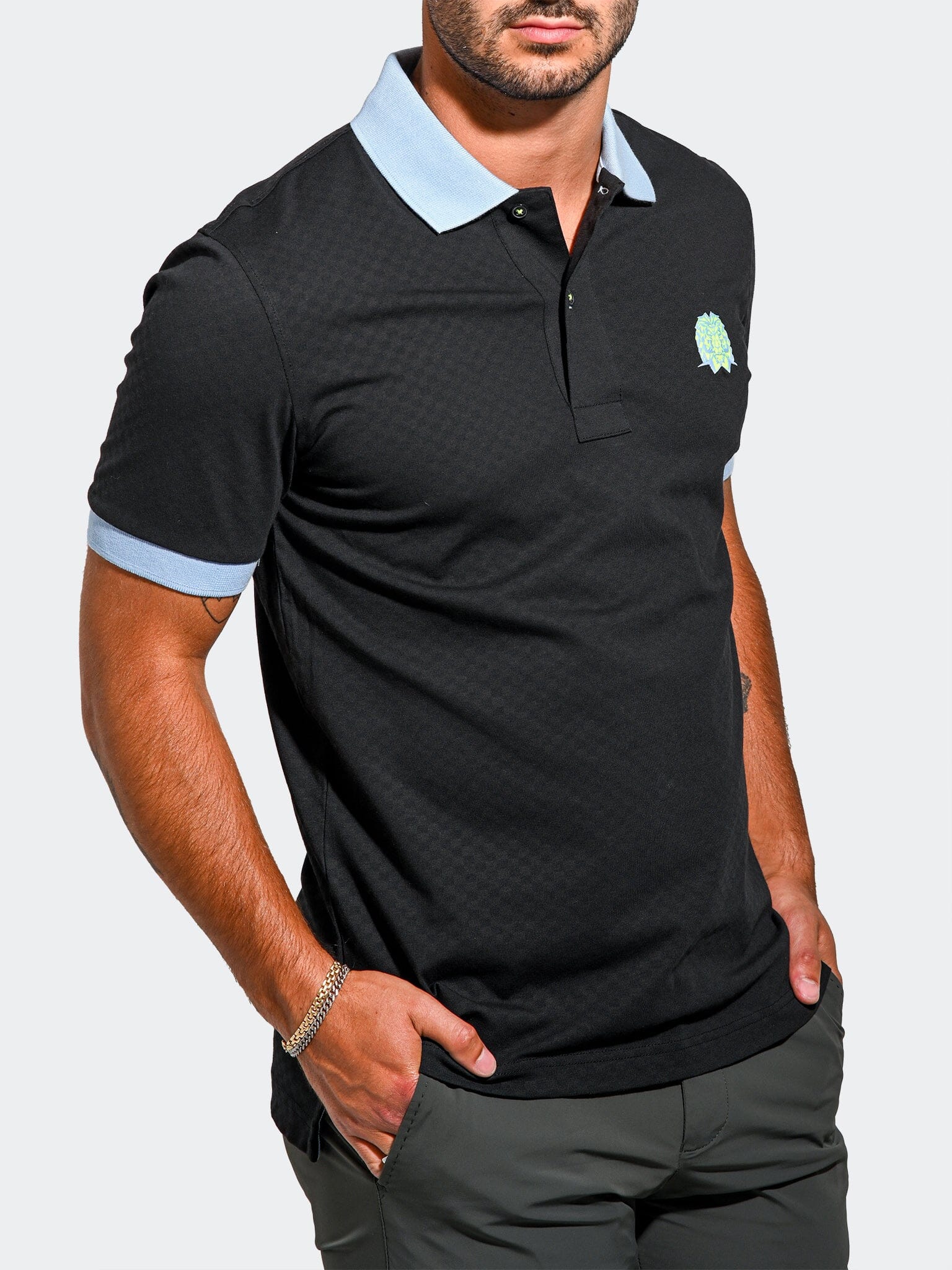 Mozart Square Tip Black Polo