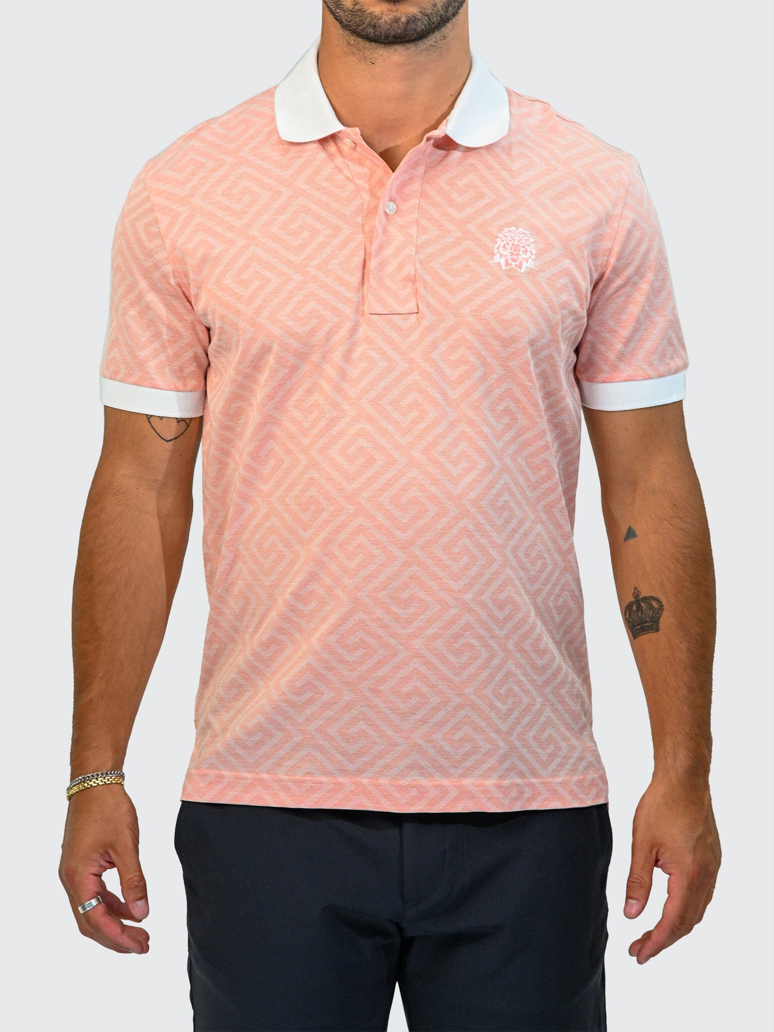 Mozart Diagonal Peach Polo