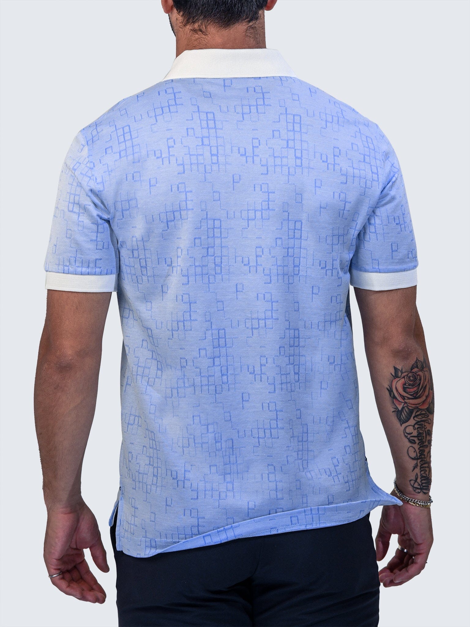 Mozart Speck Tip Light Blue Polo