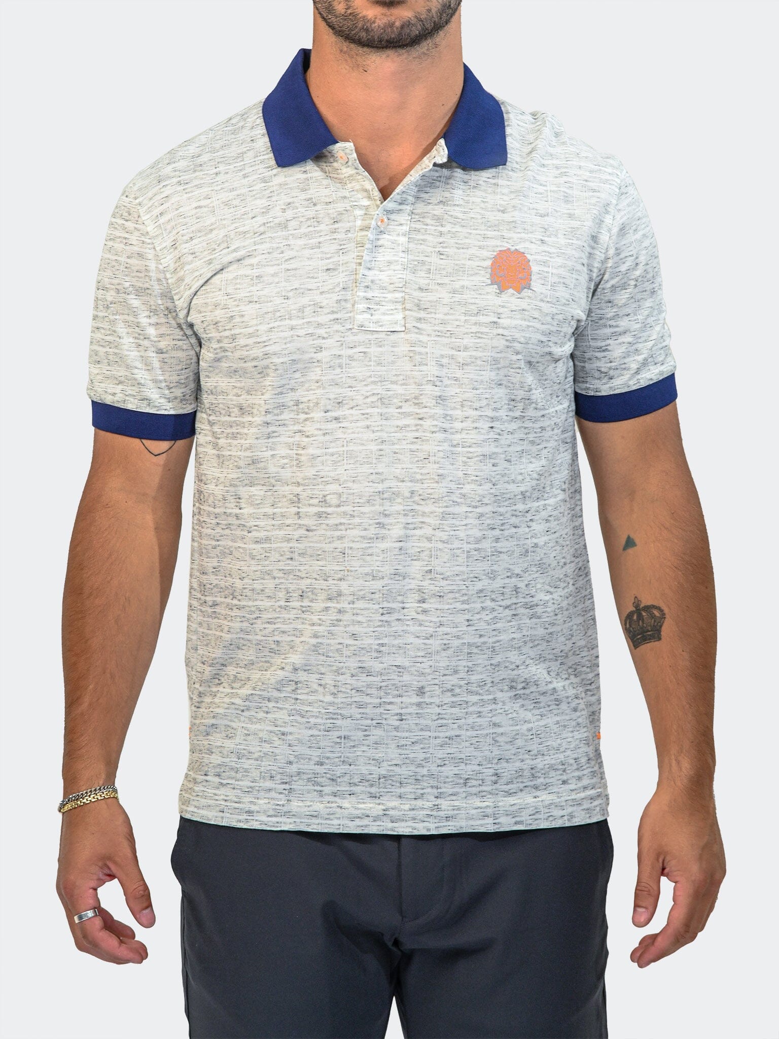 Mozart Signal Tip Light Grey Polo