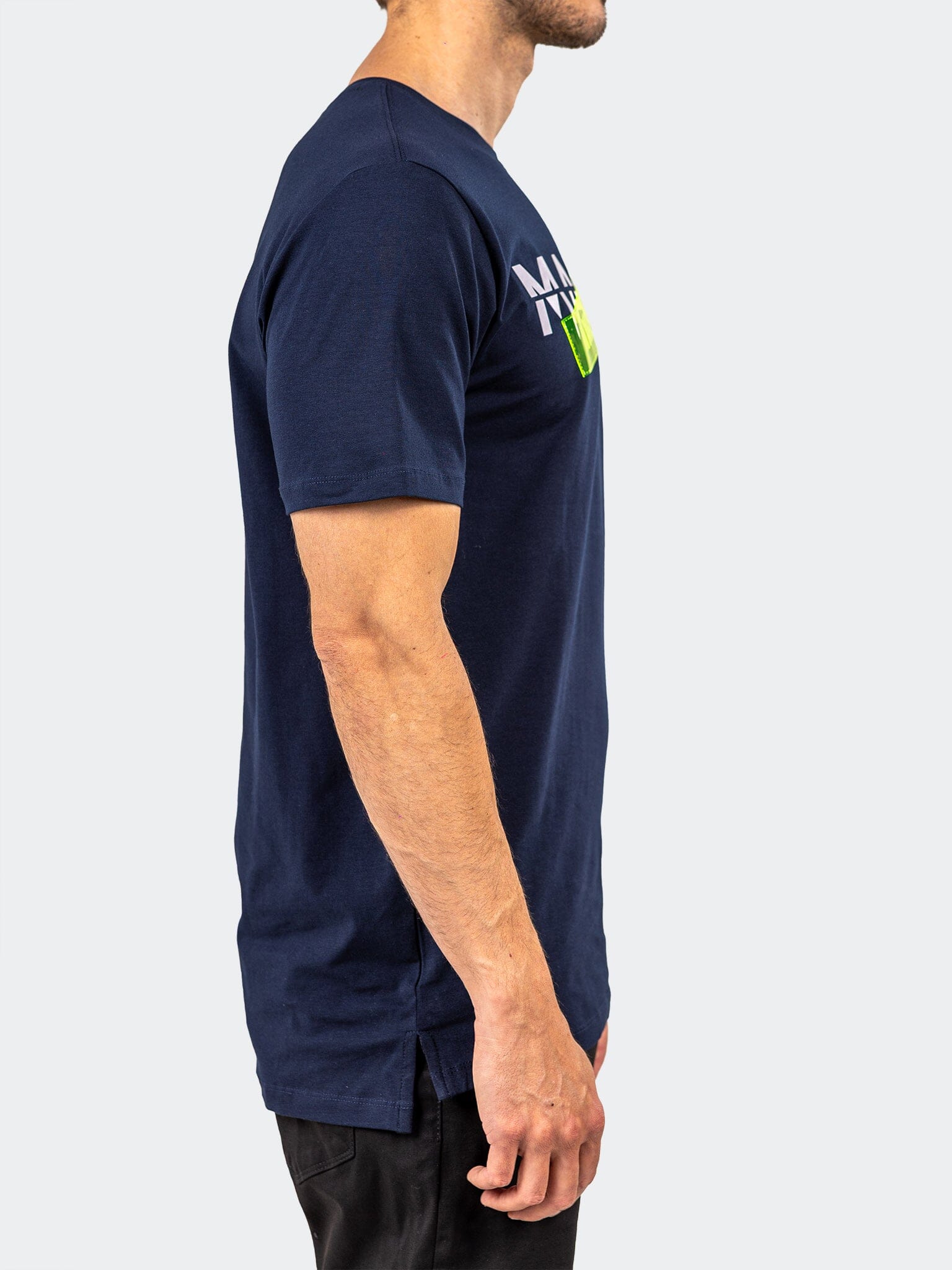 WakeUpFight Navy Blue Tee