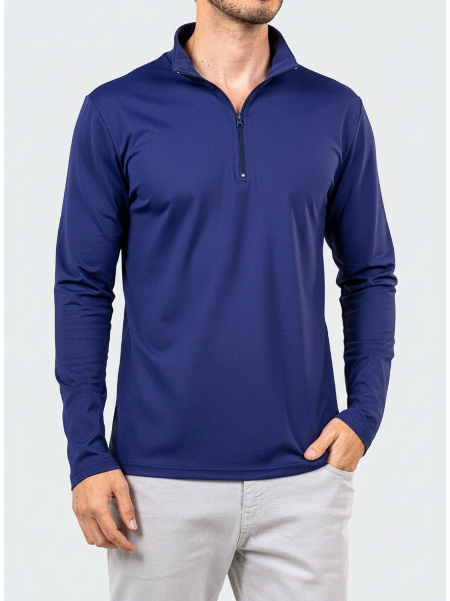 Mare Blue Quarter-Zip Sweater