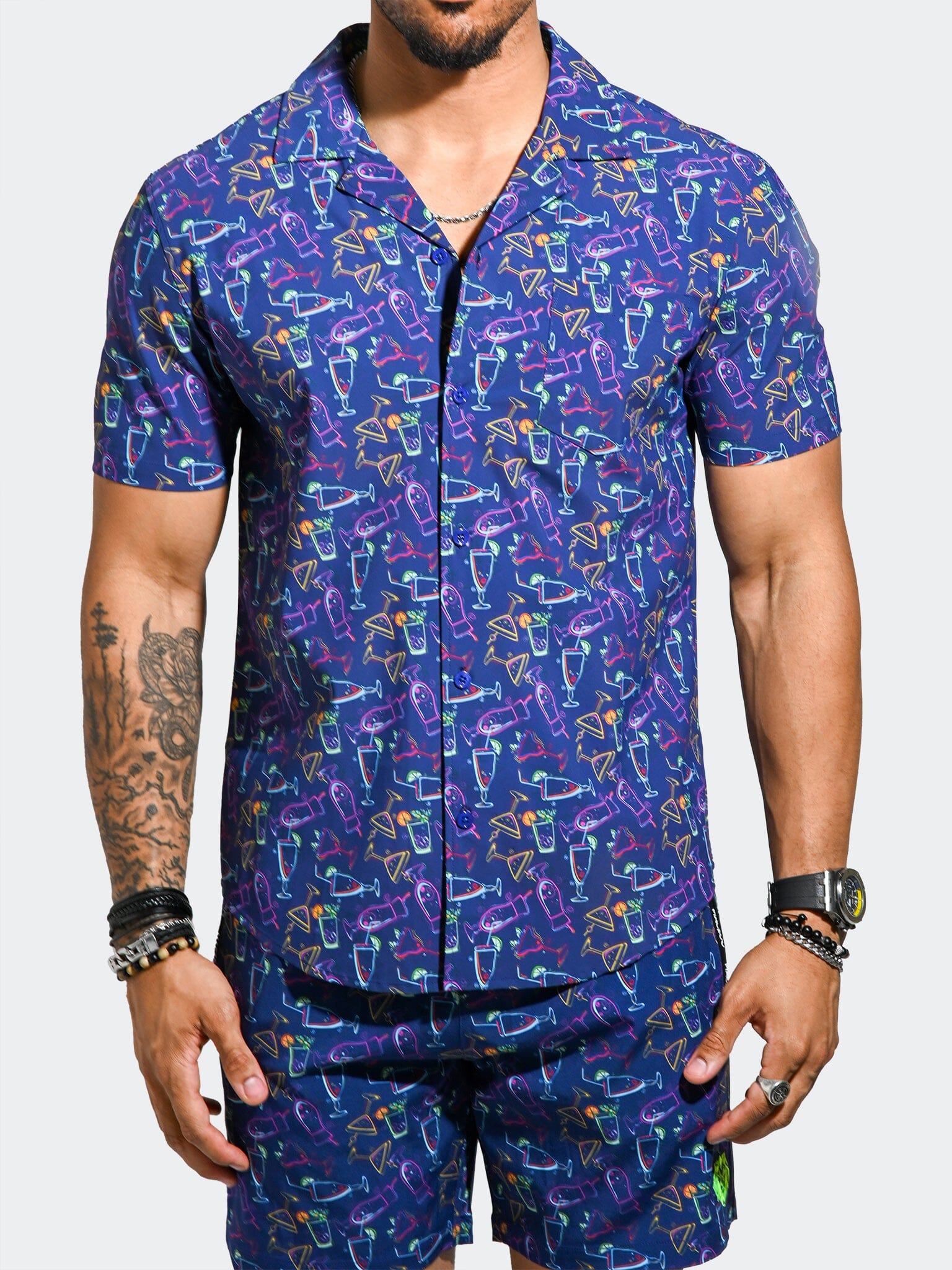 Shirt BeachCocktail Blue