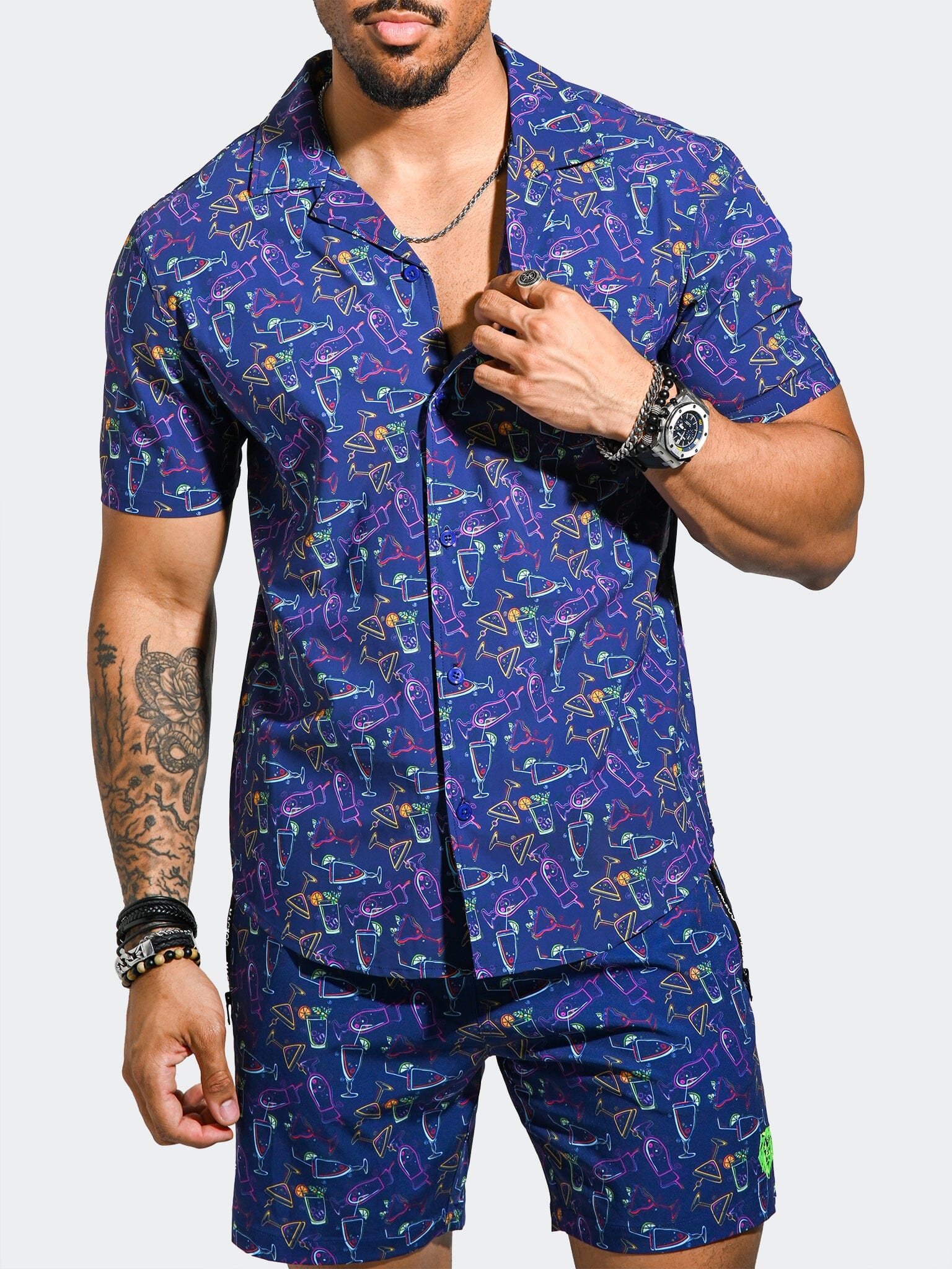 Shirt BeachCocktail Blue