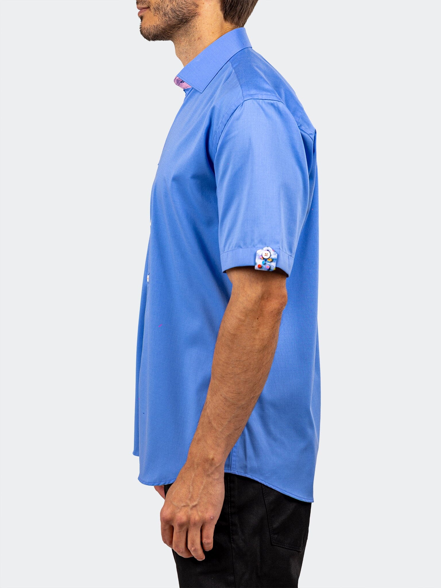 Galileo Cornflower Satin Shirt