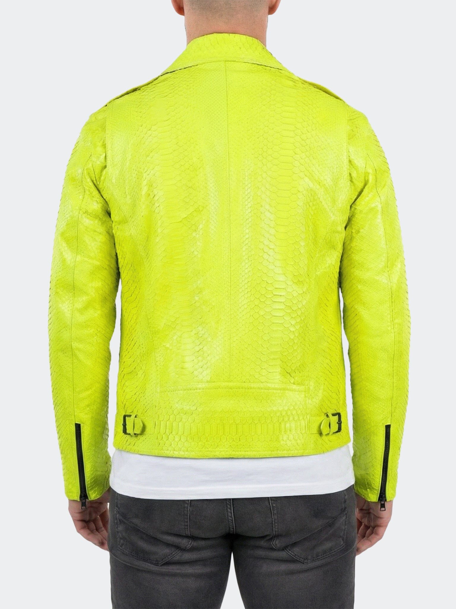 Leather PythonNeon Yellow