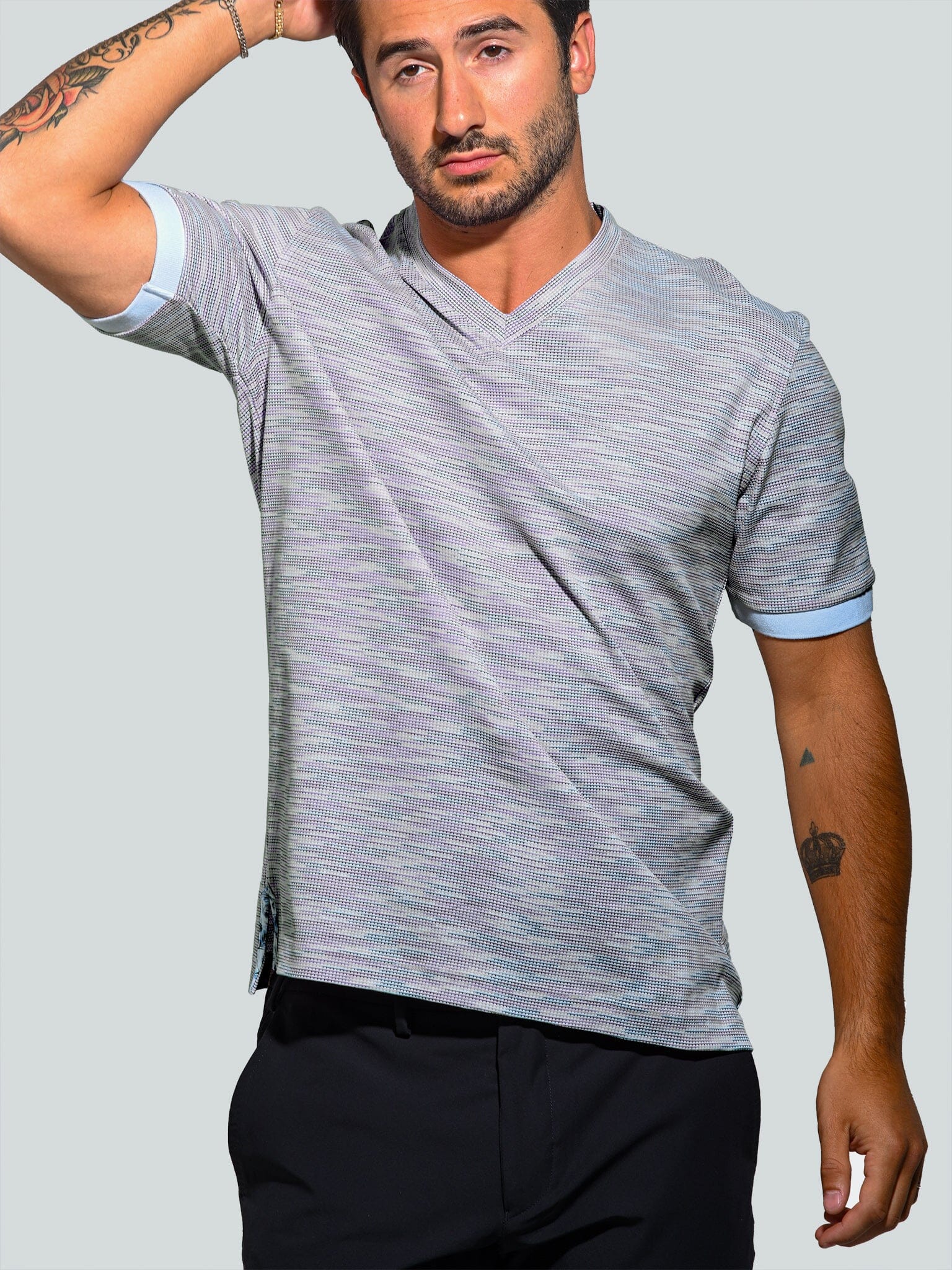 V-Neck VivaldiMirage Pink