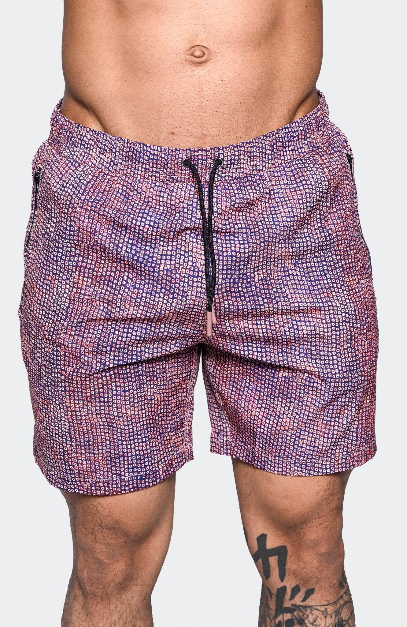 Lion Beach Sand Brown Swim Shorts