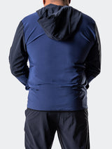 Hoodie AthleticBlackNavy Blue View-3