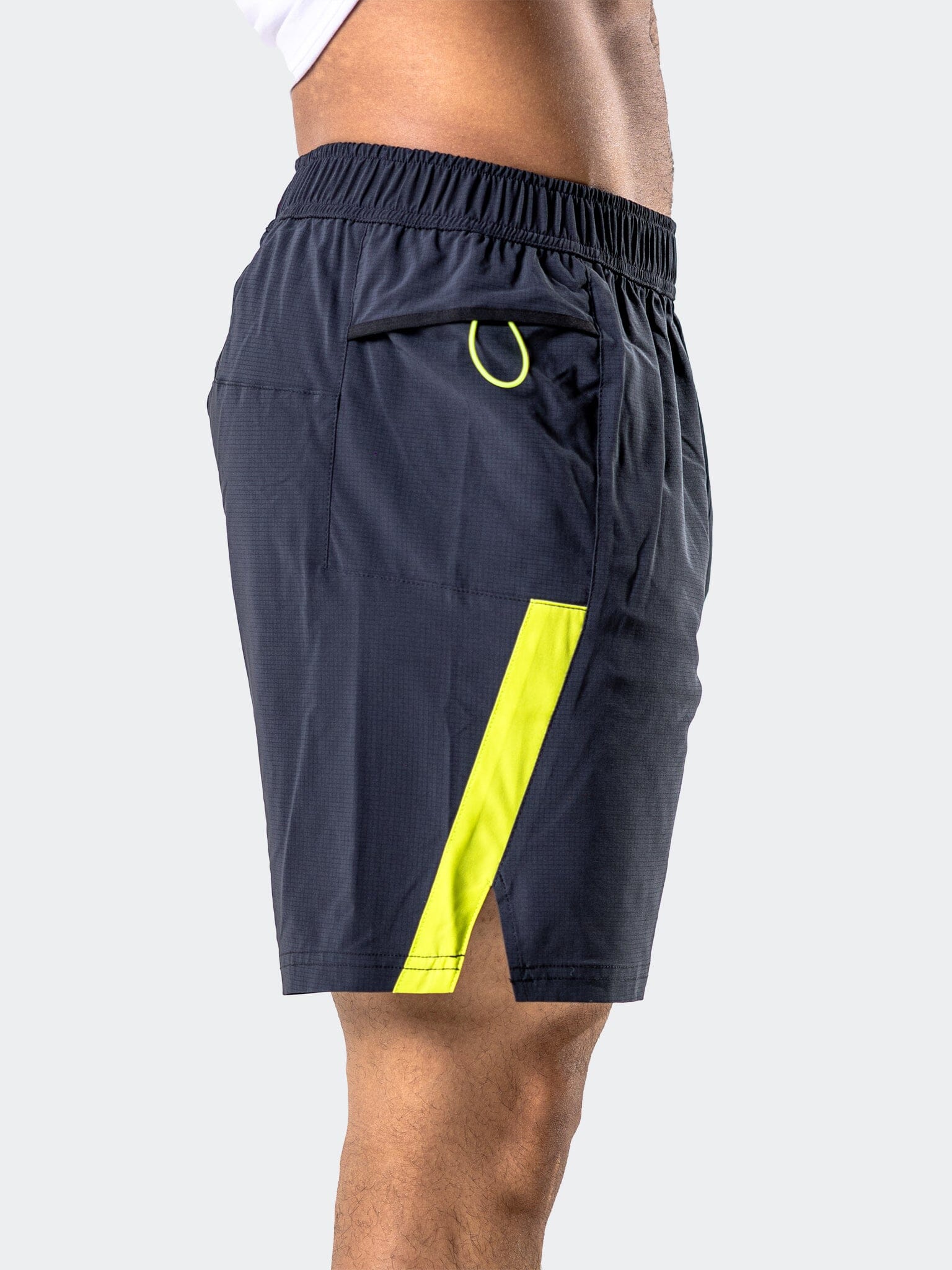 Athletic Neon Black Shorts