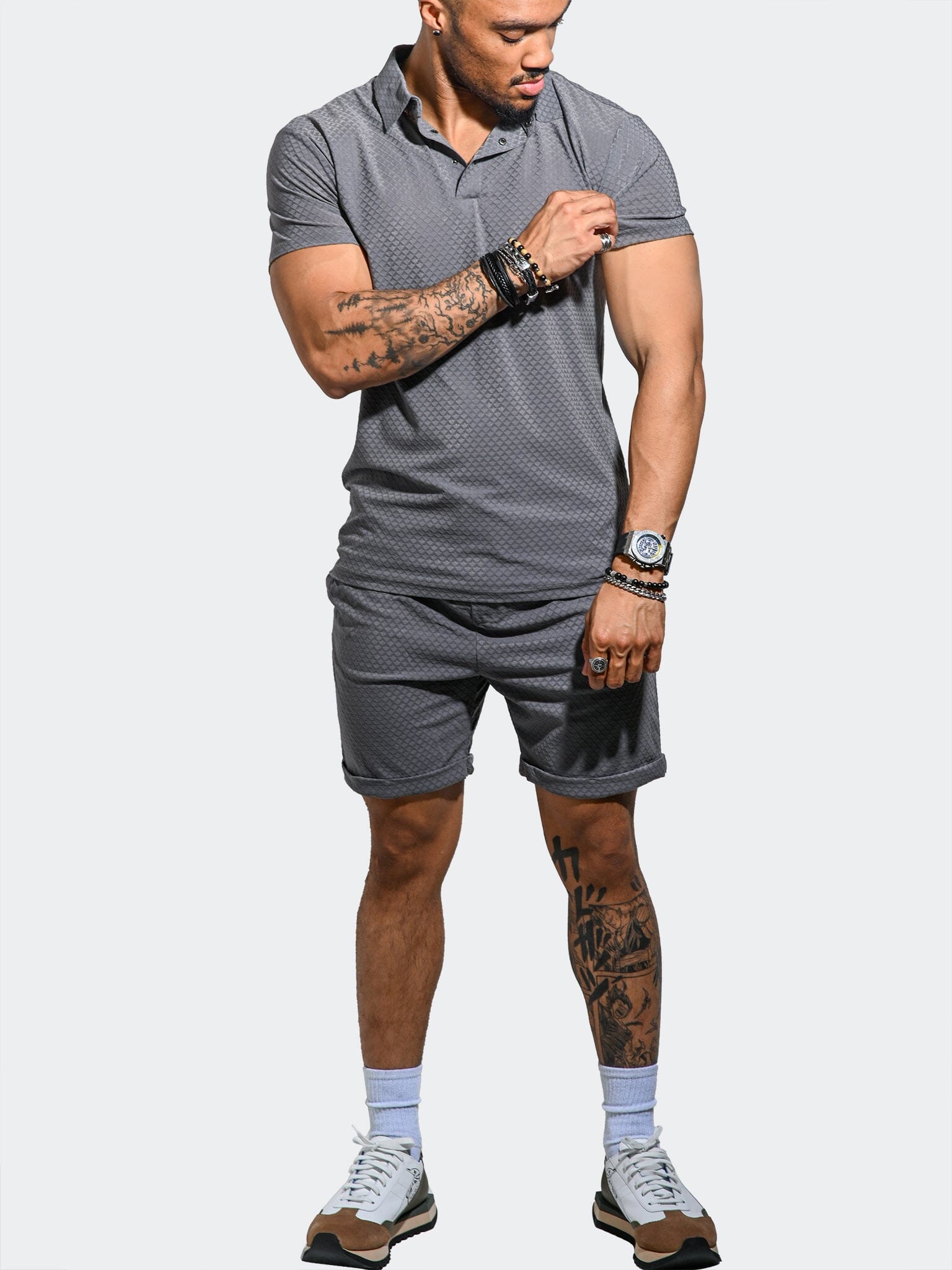 Athletic Gainsboro Grey Polo