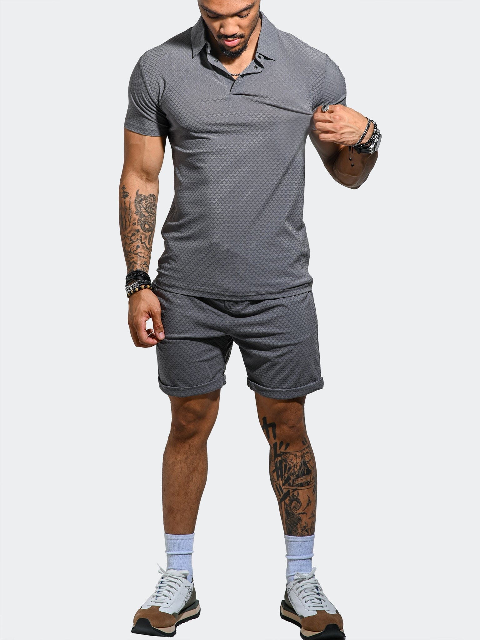 Athletic Gainsboro Grey Polo