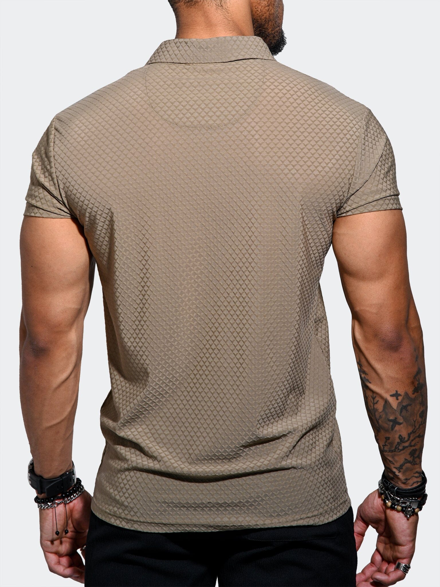 Athletic Pine Brown Polo