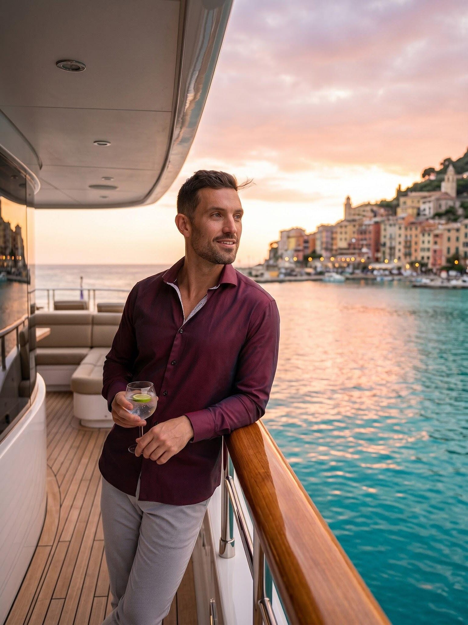 Eins Ascension Burgundy Shirt