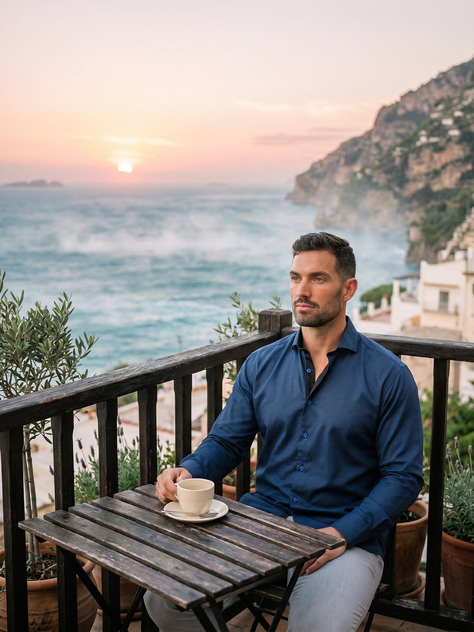 Eins Ascension Navy Weave Shirt