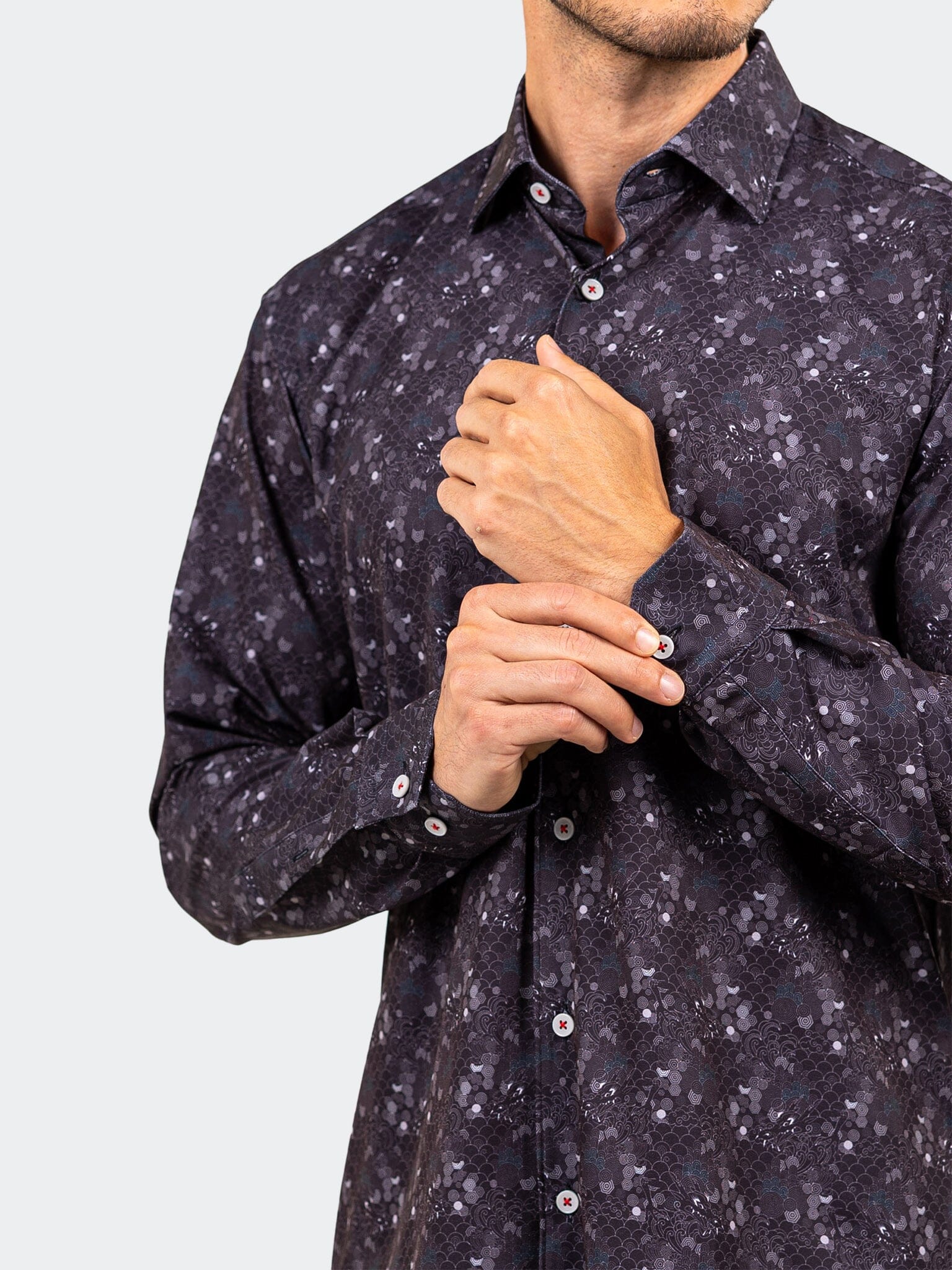 Fibonacci Stretch Dark Shirt