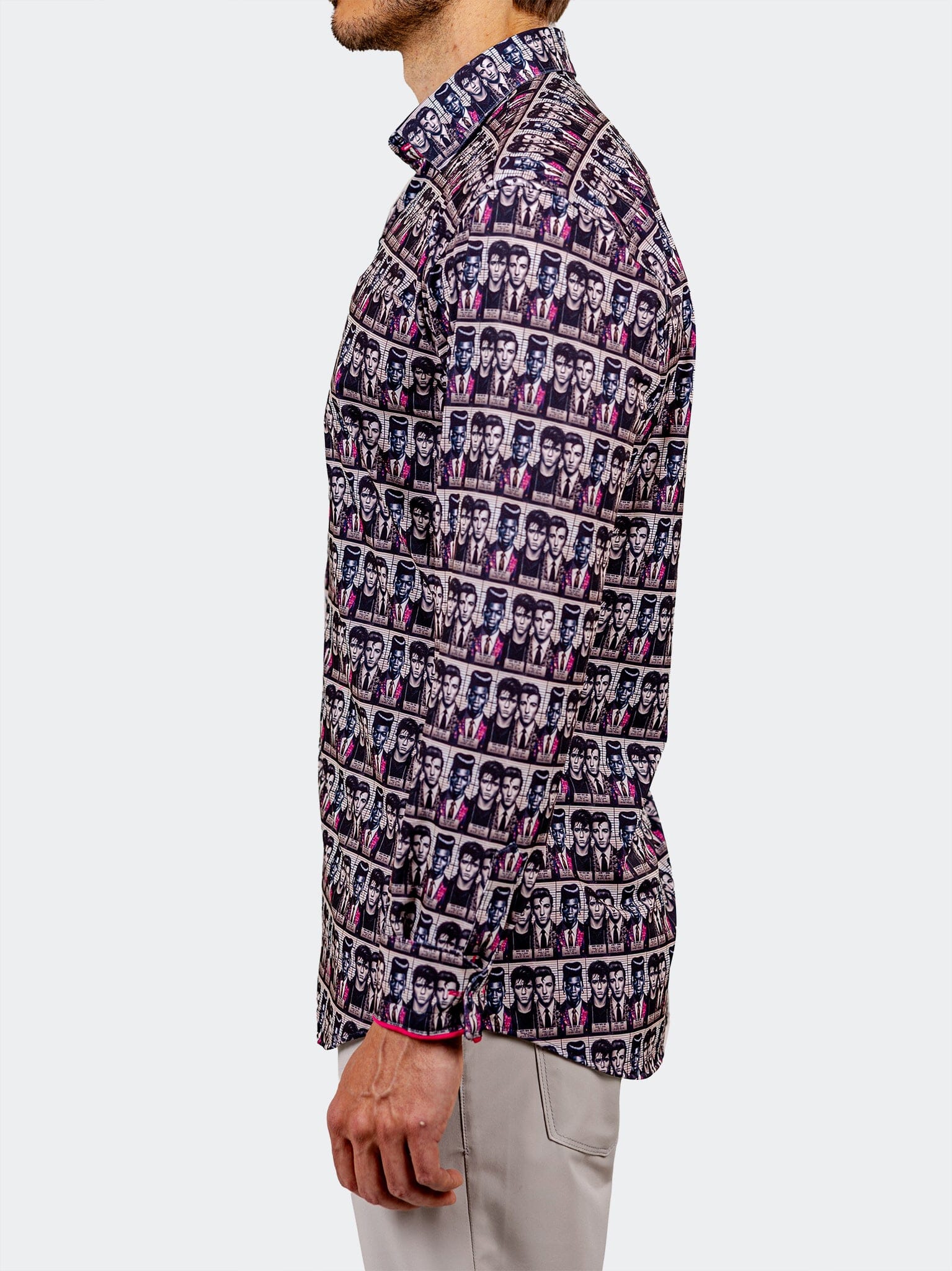 Fibonacci Stretch Black Shirt