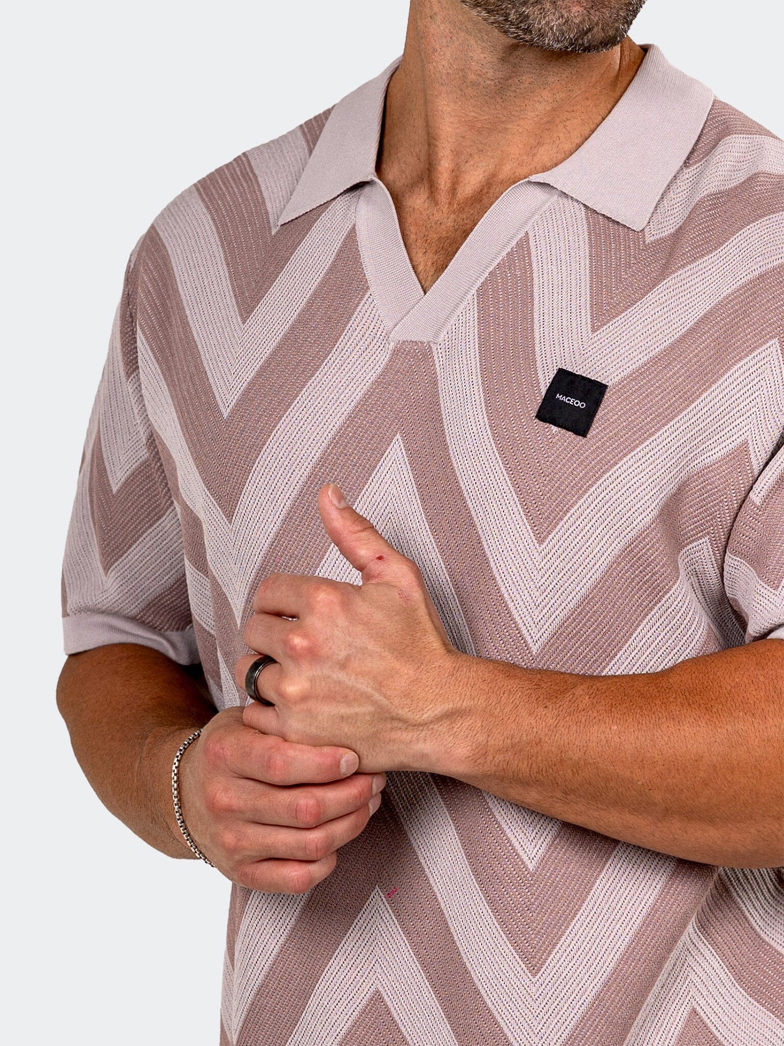 Polo Knit Ascension0088 Grey