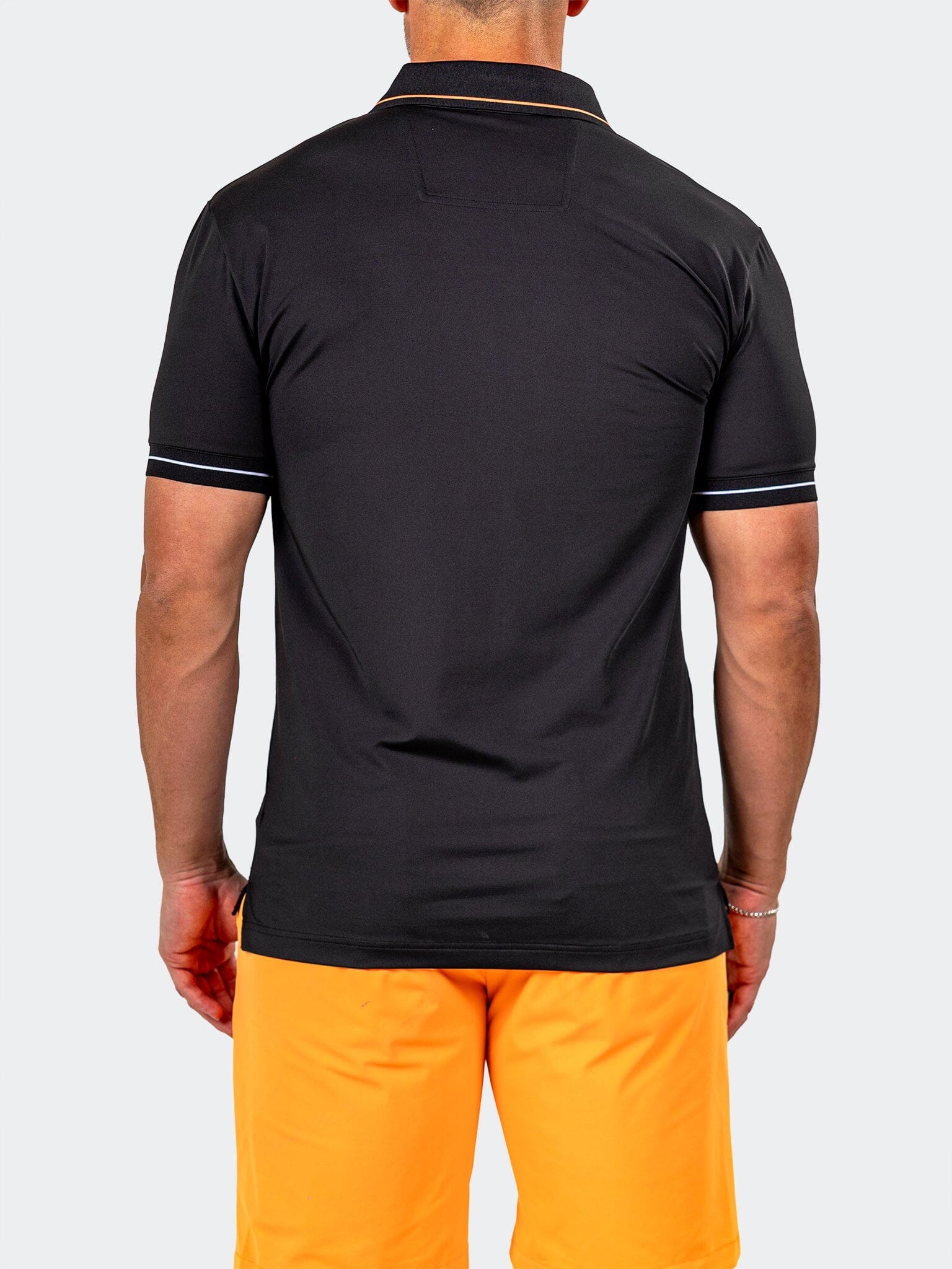 Knit Ascension Black Polo