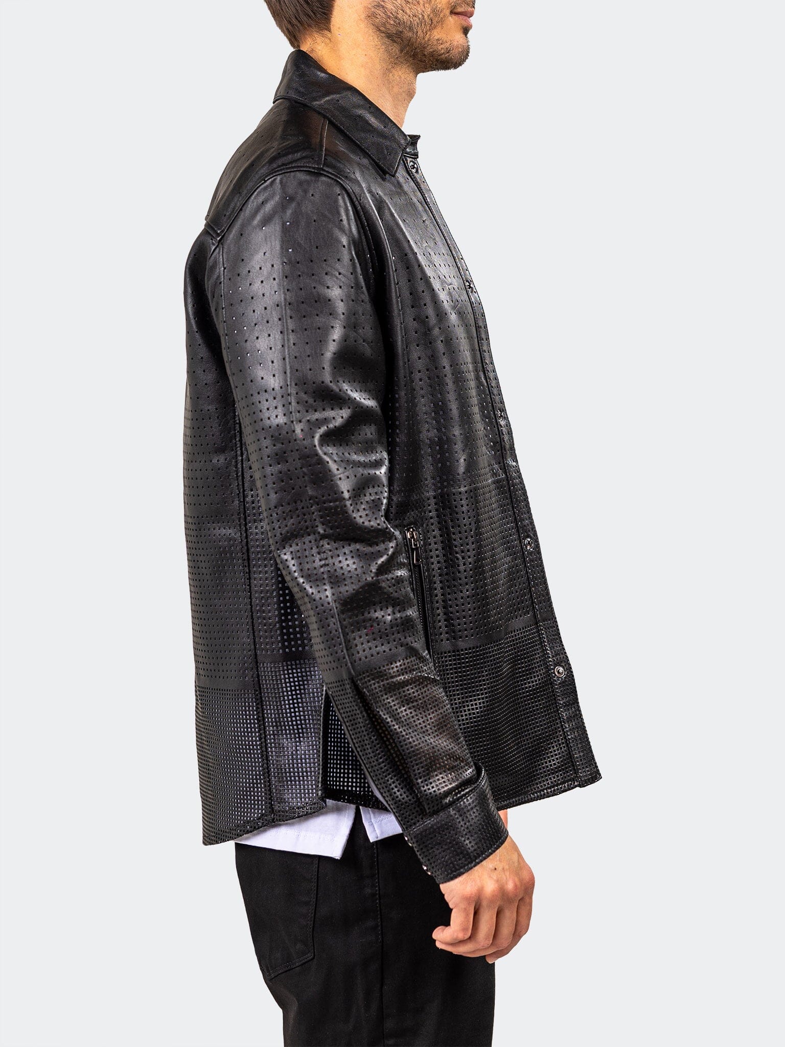 Ascension Black Leather Jacket