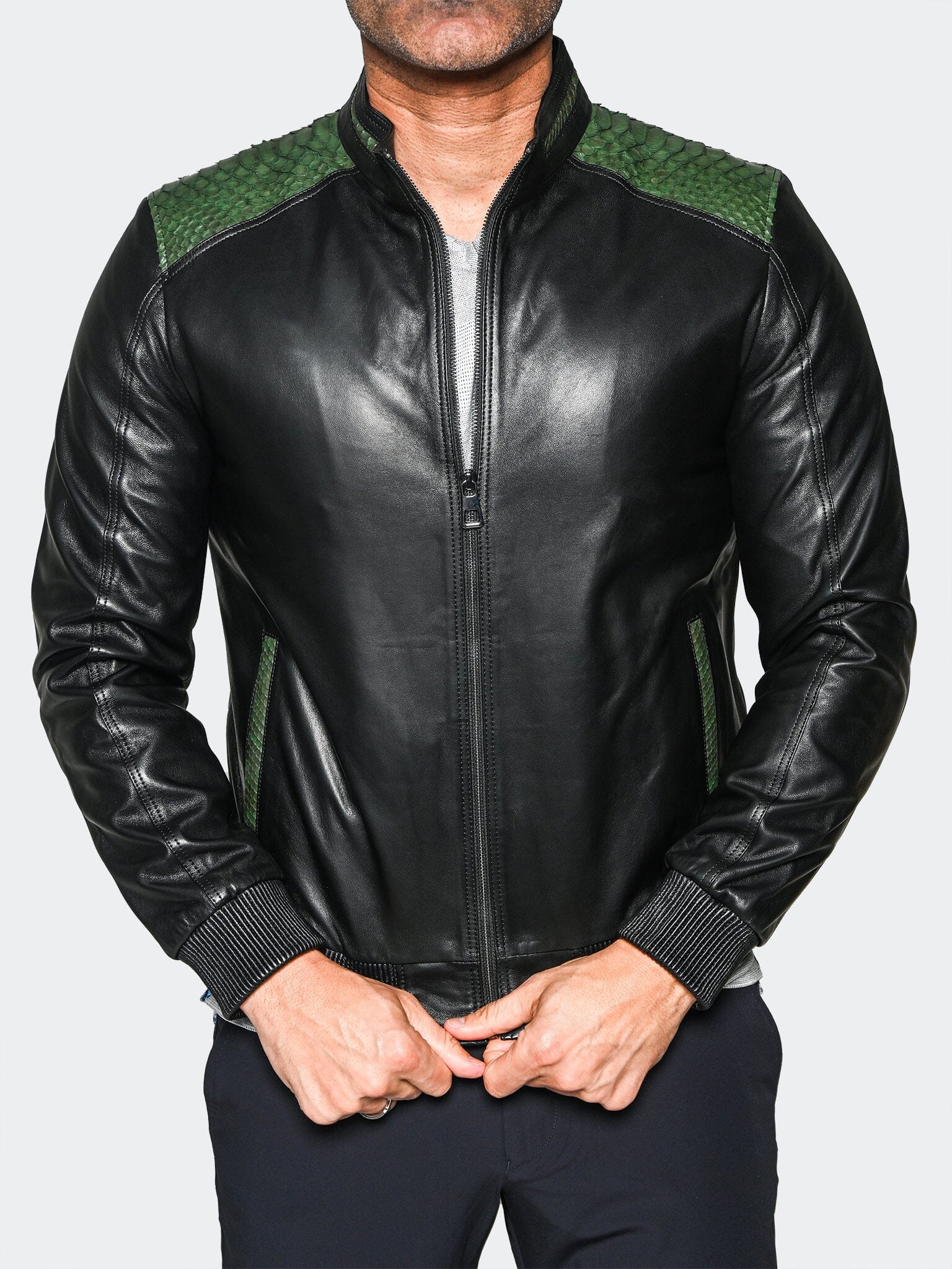 Leather Ascension0036 GreenBlack