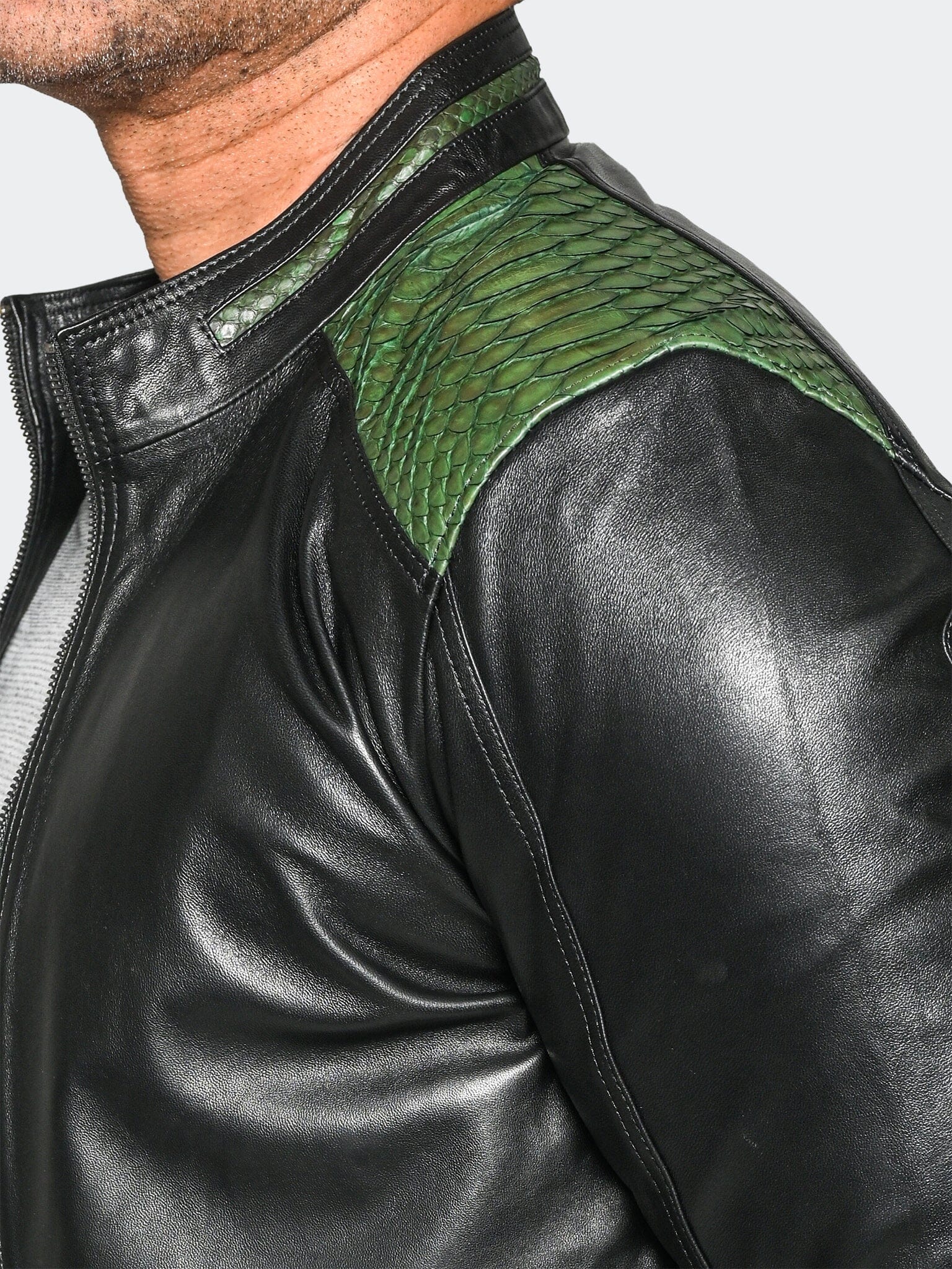 Leather Ascension0036 GreenBlack