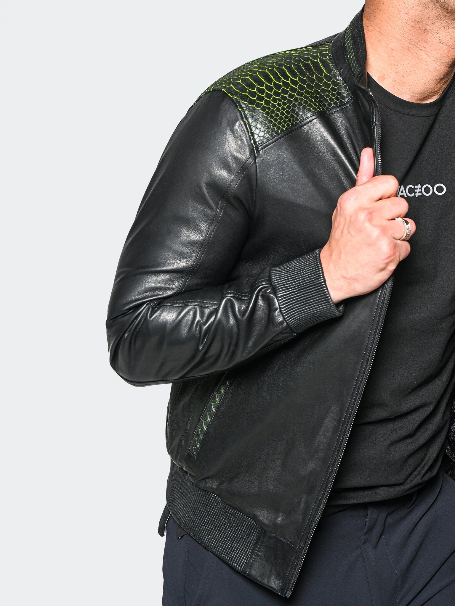 Leather Ascension0036 GreenBlack