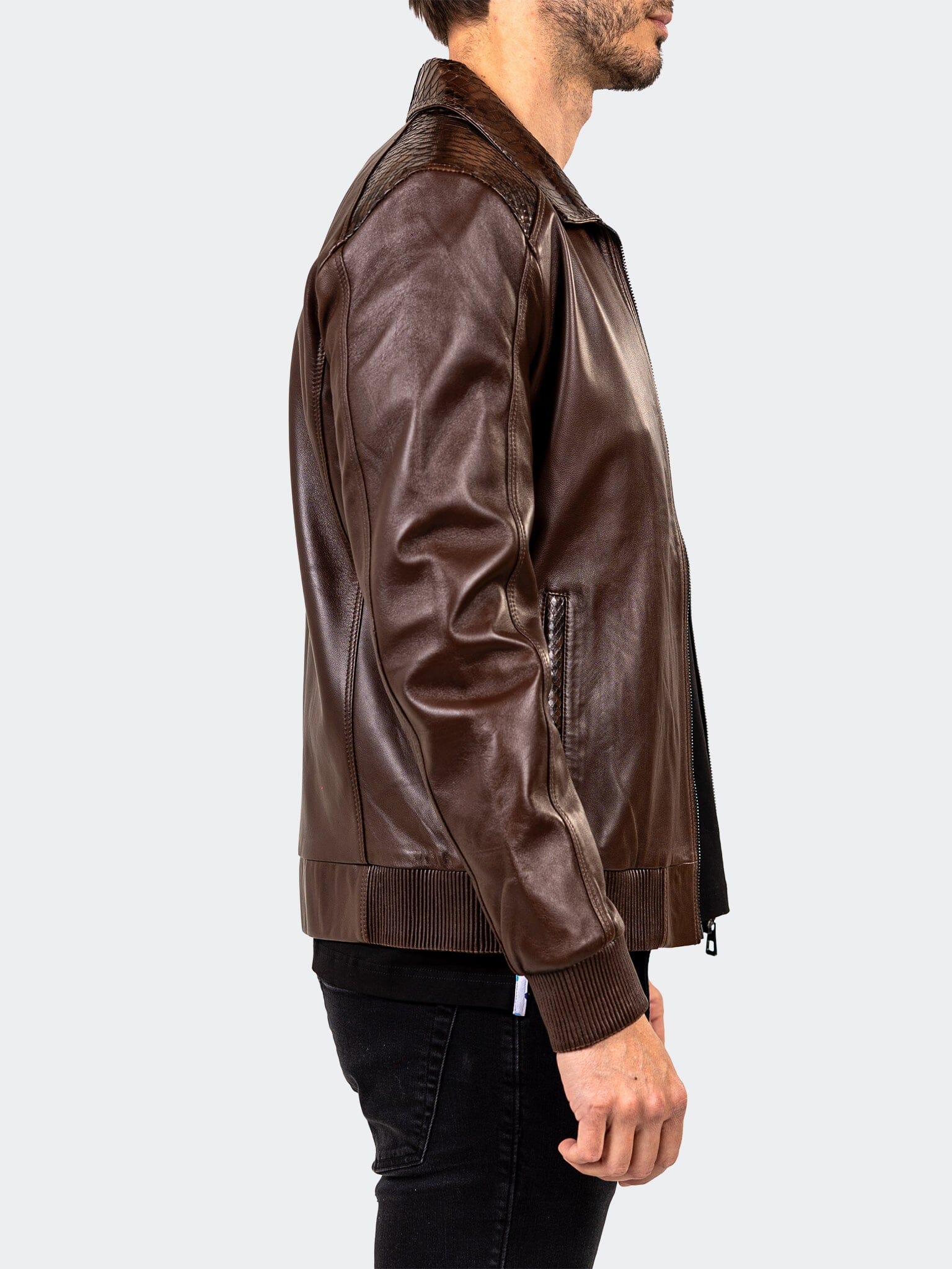 Ascension Brown Leather Jacket