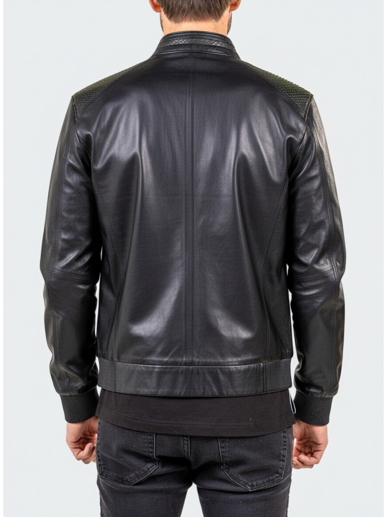 Ascension Matte Black Bomber Jacket